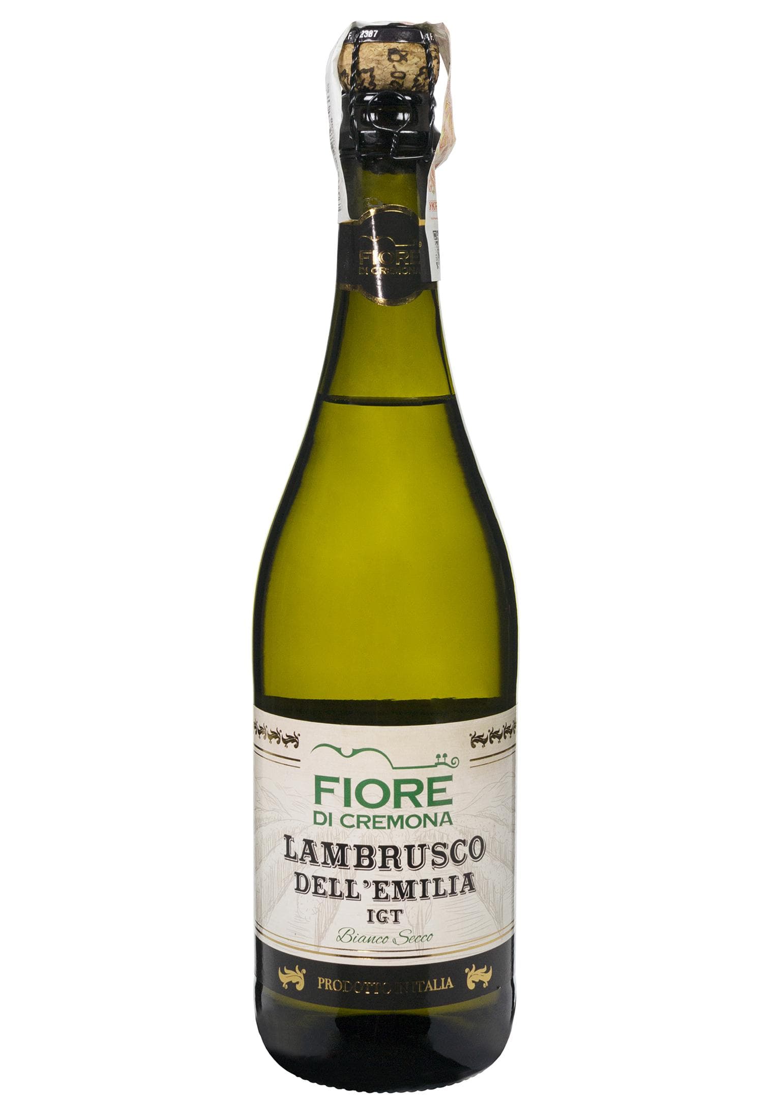 Fiore di Cremona Lambrusco Dell`Emilia Bianco Secco 0.75 л - зображення 1