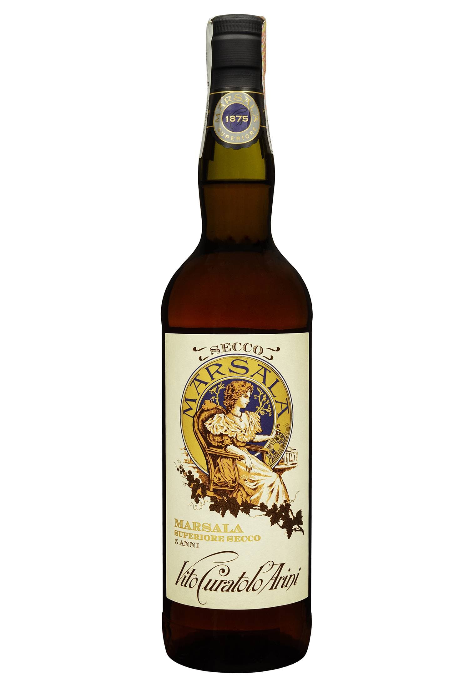 Marsala Superiore Secco 5 років Біле Сухе 0.75 л - зображення 1