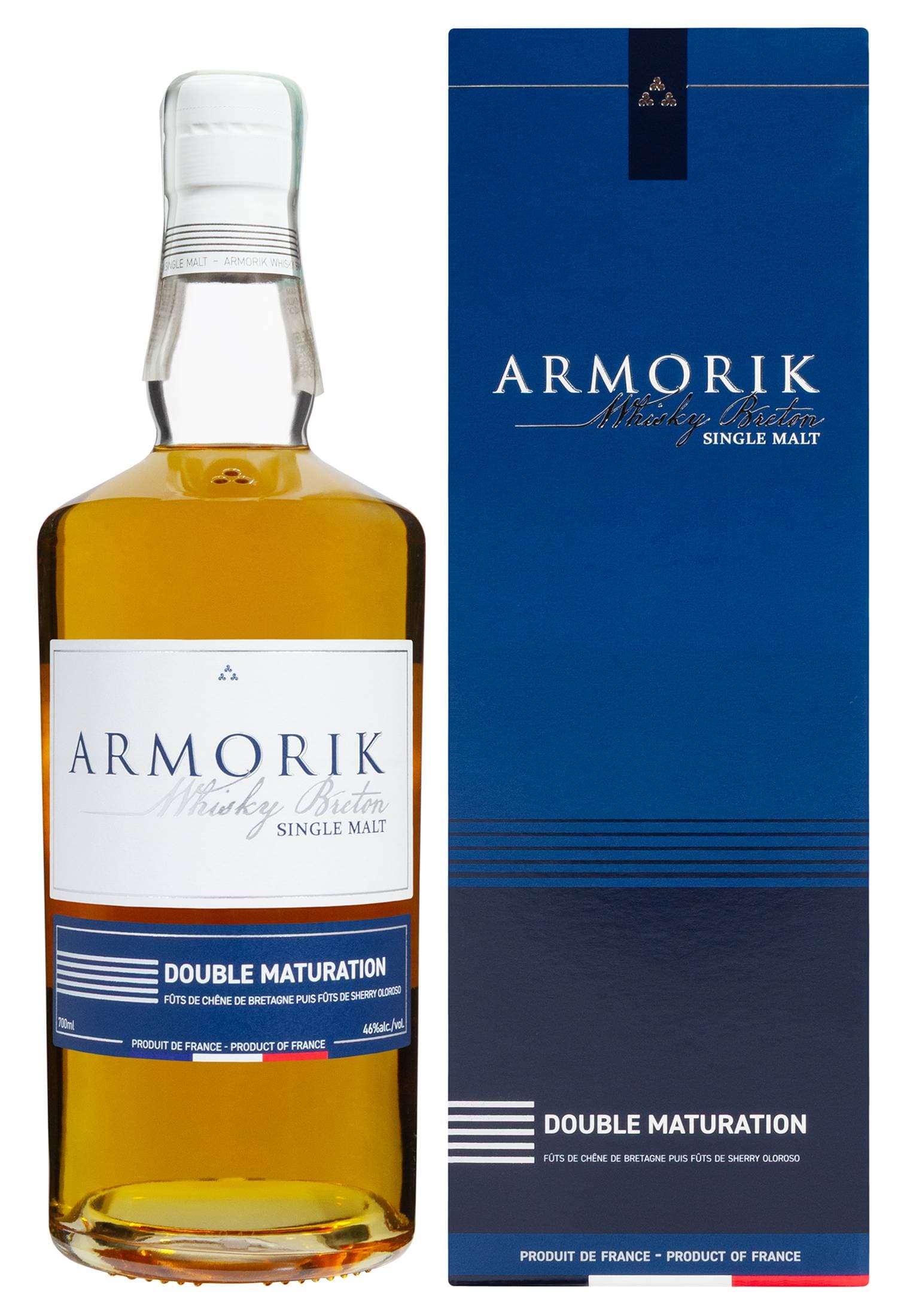 Віскі Armorik Double Maturation Single Malt в коробці 0.7 л - зображення 1