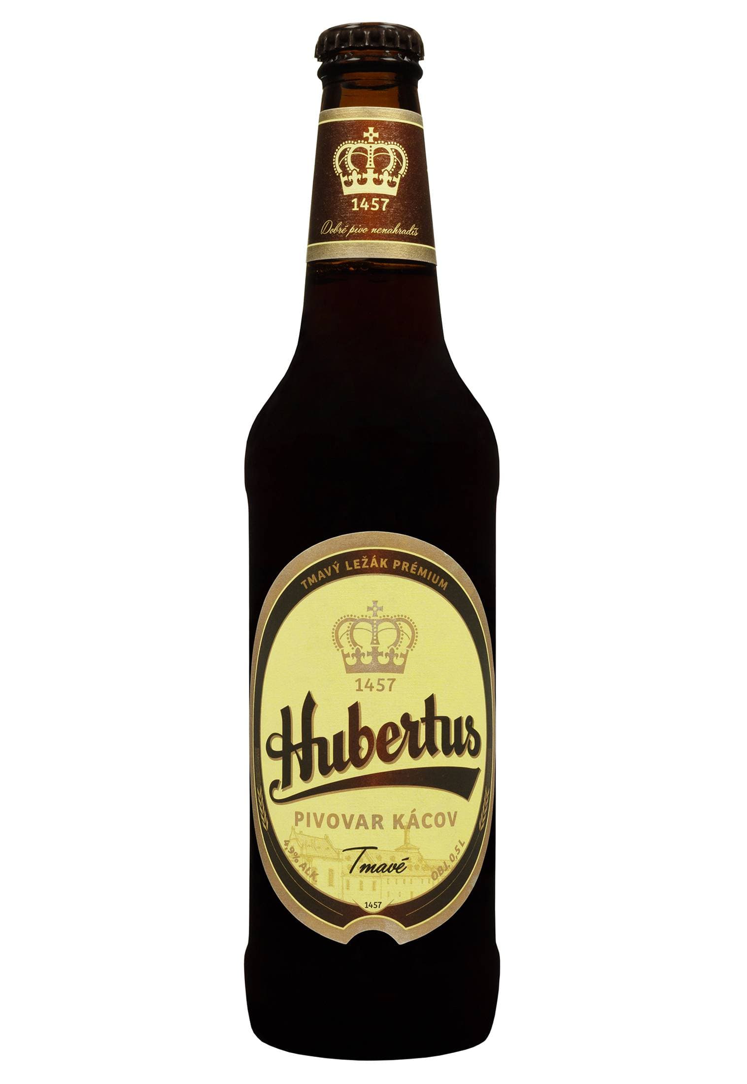 Пиво Hubertus Tmane 4.9% темне фільтроване скло 0.5 л - зображення 1