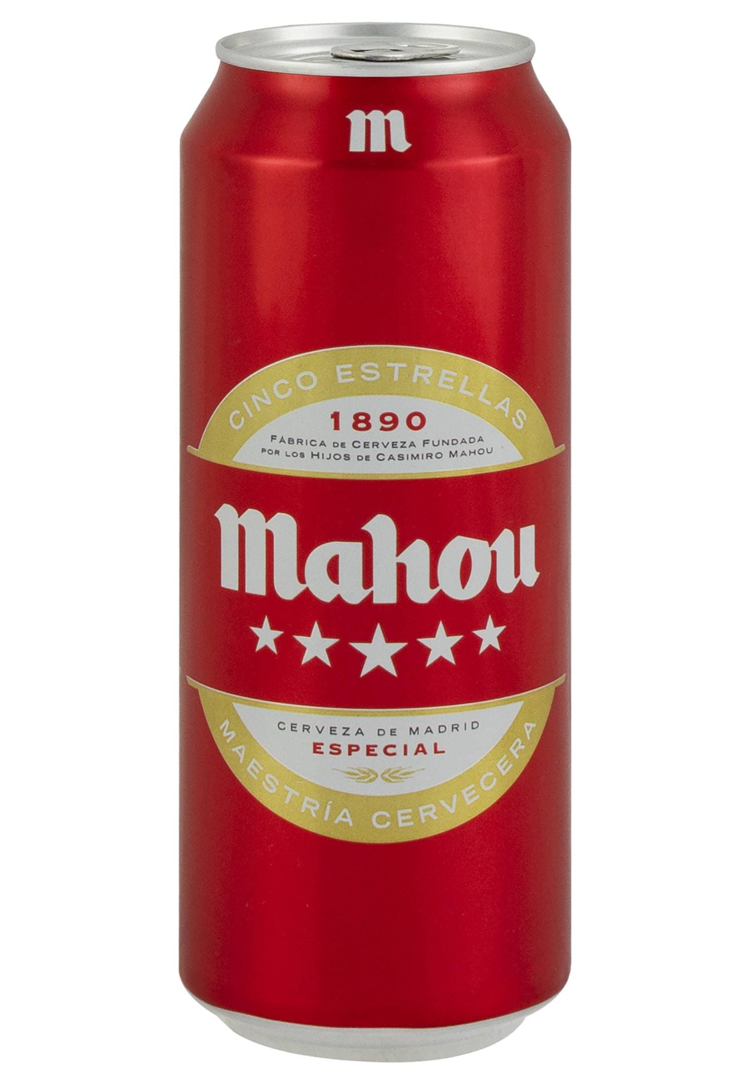 Пиво Mahou Estrellas Especial світле фільтр.пастериз. з/б 0.5 л - зображення 1