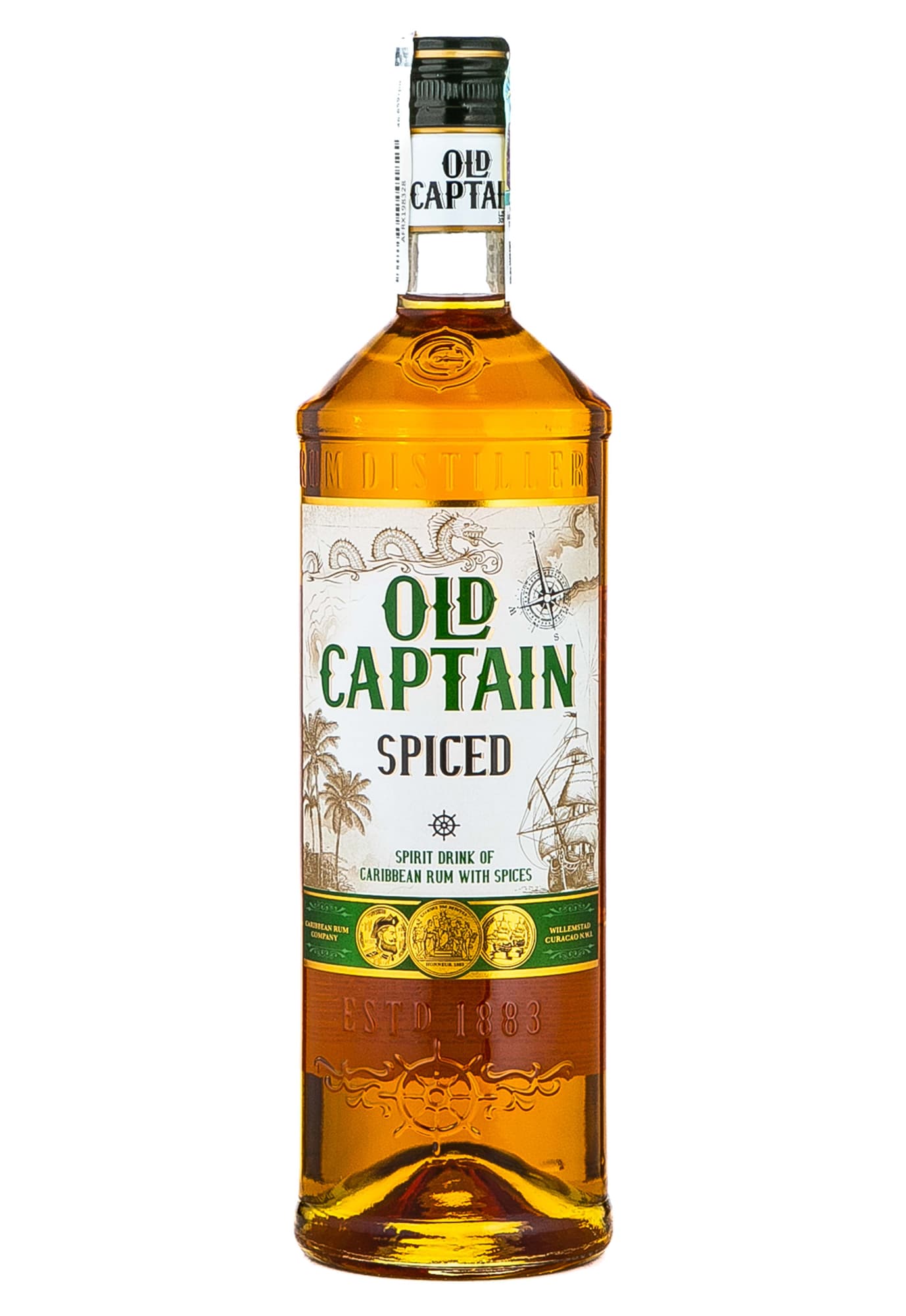 Ром Old Captain Caribbean Spiced 1 л - зображення 1