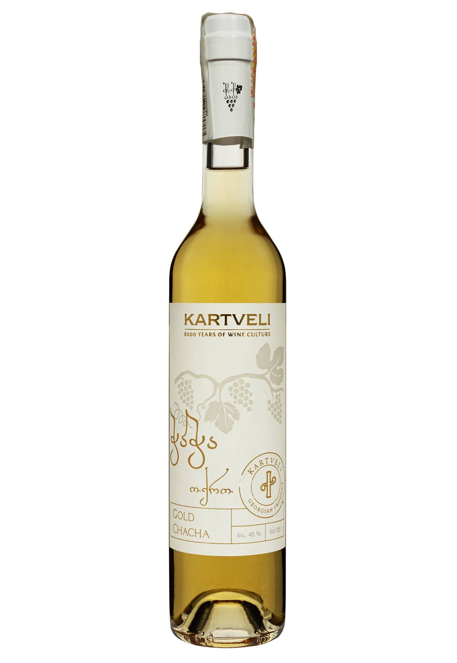 Чача Виноградна Kartveli Chacha Gold 0.5 л - зображення 1