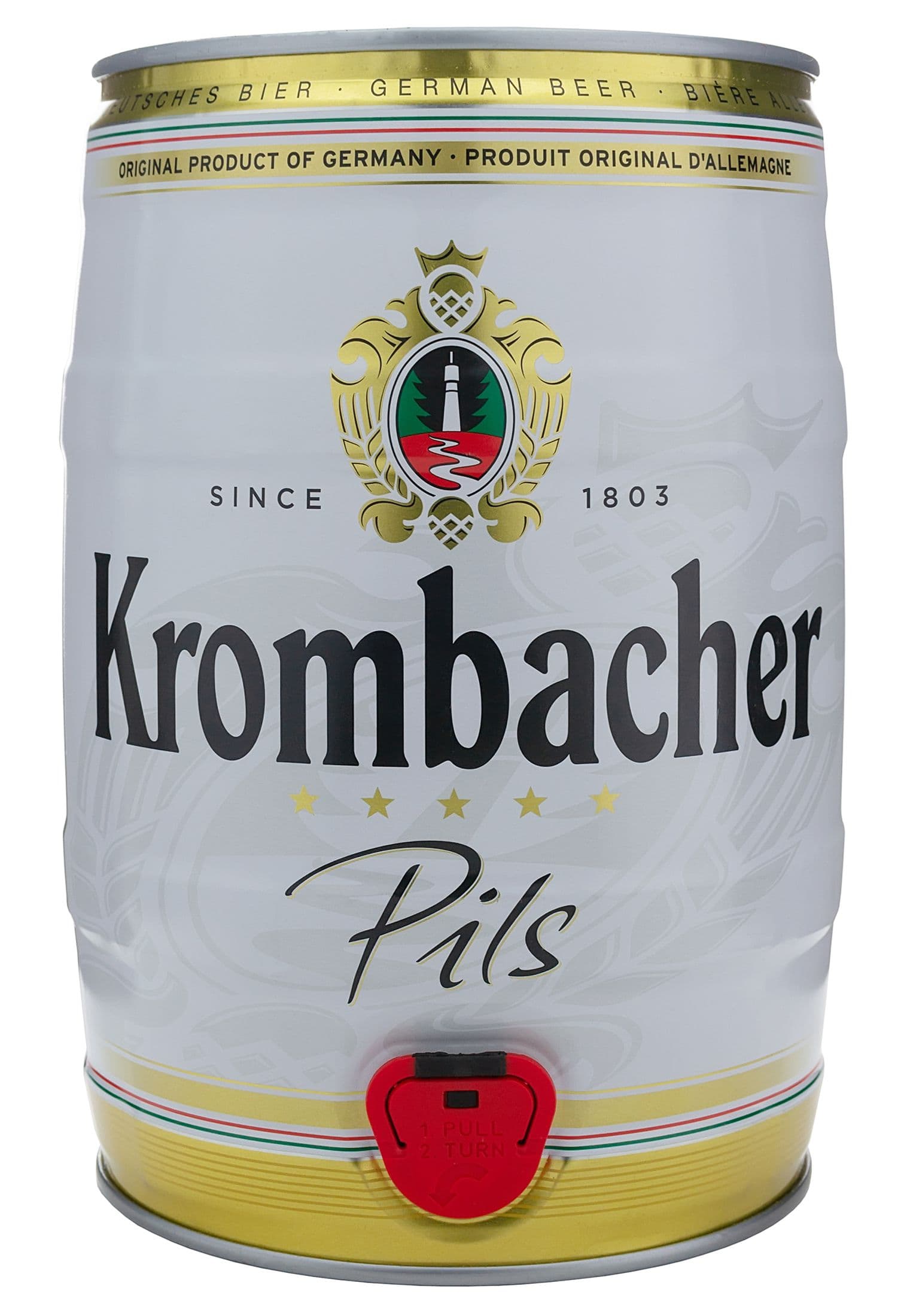 Пиво Krombacher Pils 5 л - зображення 1