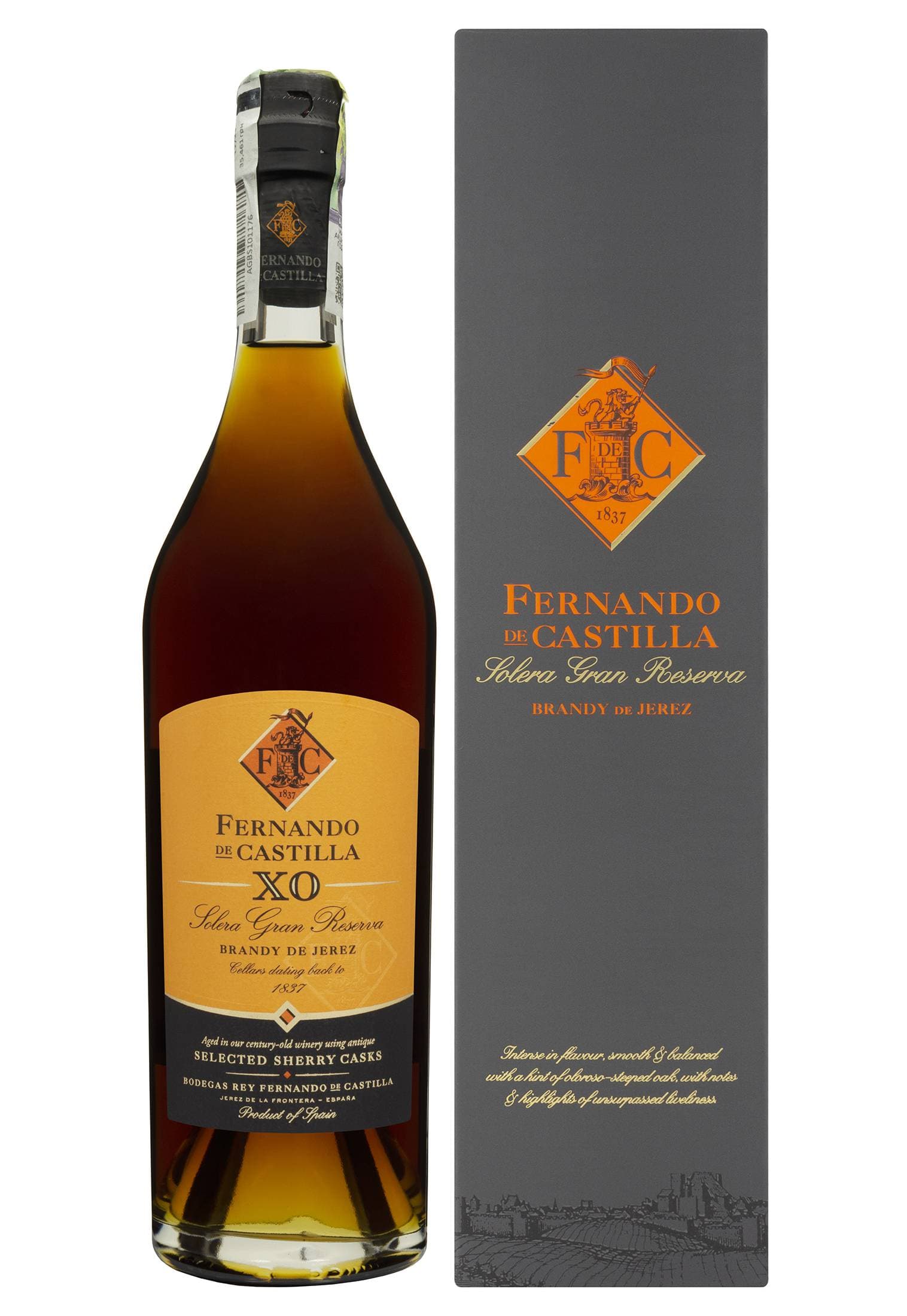Бренді Fernando de Castilla Solera Gran Reserva в коробці 0.7 л - зображення 1