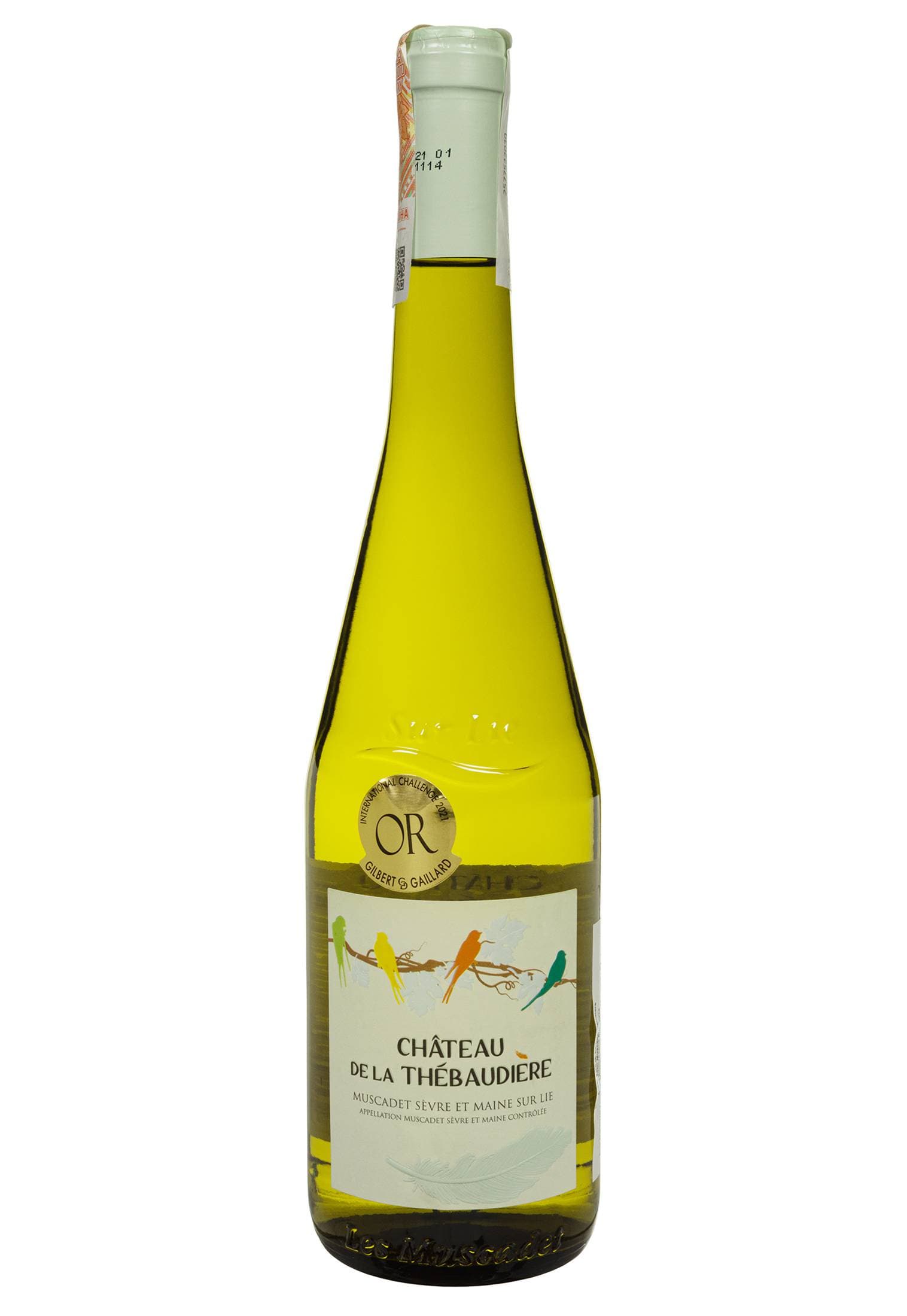 Chetau de La Thebaudiere Muscadet Sevre et Maine Sur Lie Сухе 0.75л - зображення 1