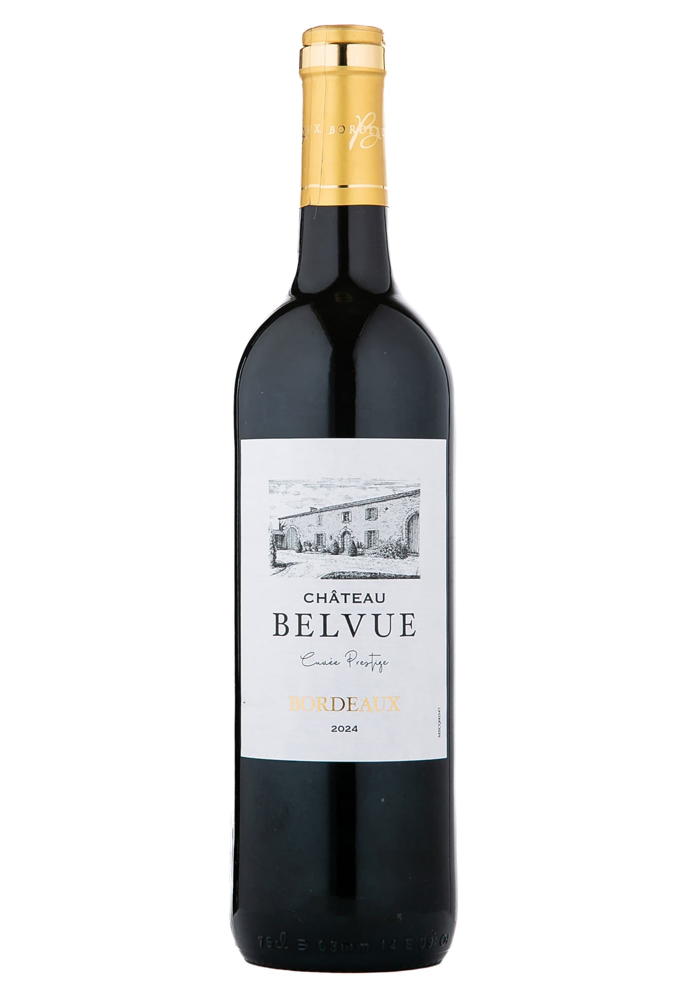 Chateau Belvue Cuvee Prestige 2024 Bordeaux Червоне Сухе 0.75 л - зображення 1