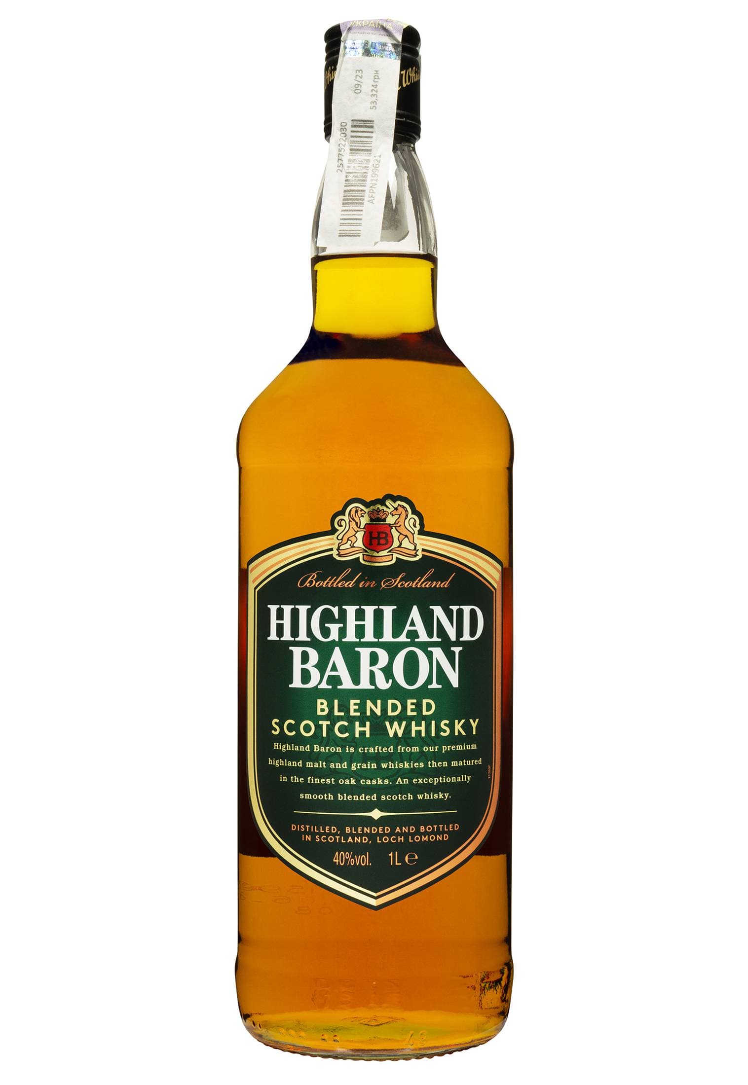 Віскі Highland Baron Blended Scotch 1 л - зображення 1