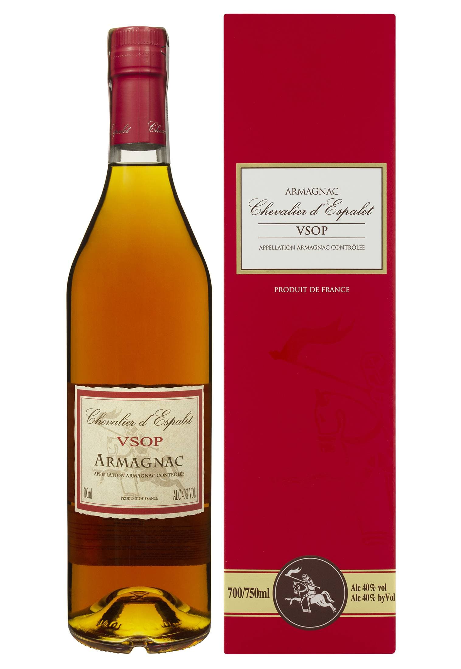 Арманьяк Chevalier d'Espalet VSOP в коробці 0.7 л - зображення 1