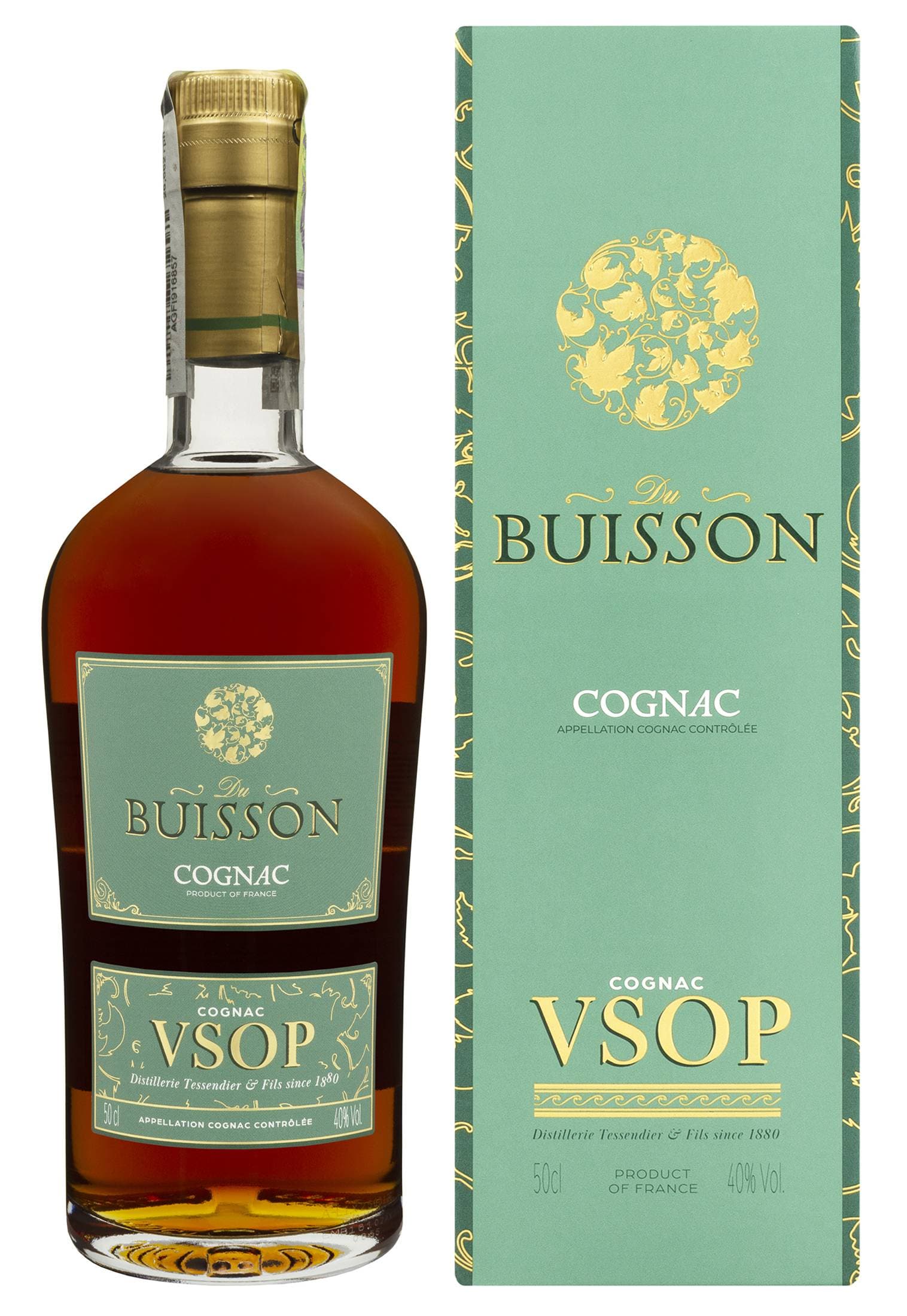 Коньяк Du Buisson VSOP в коробці 0.5 л - зображення 1