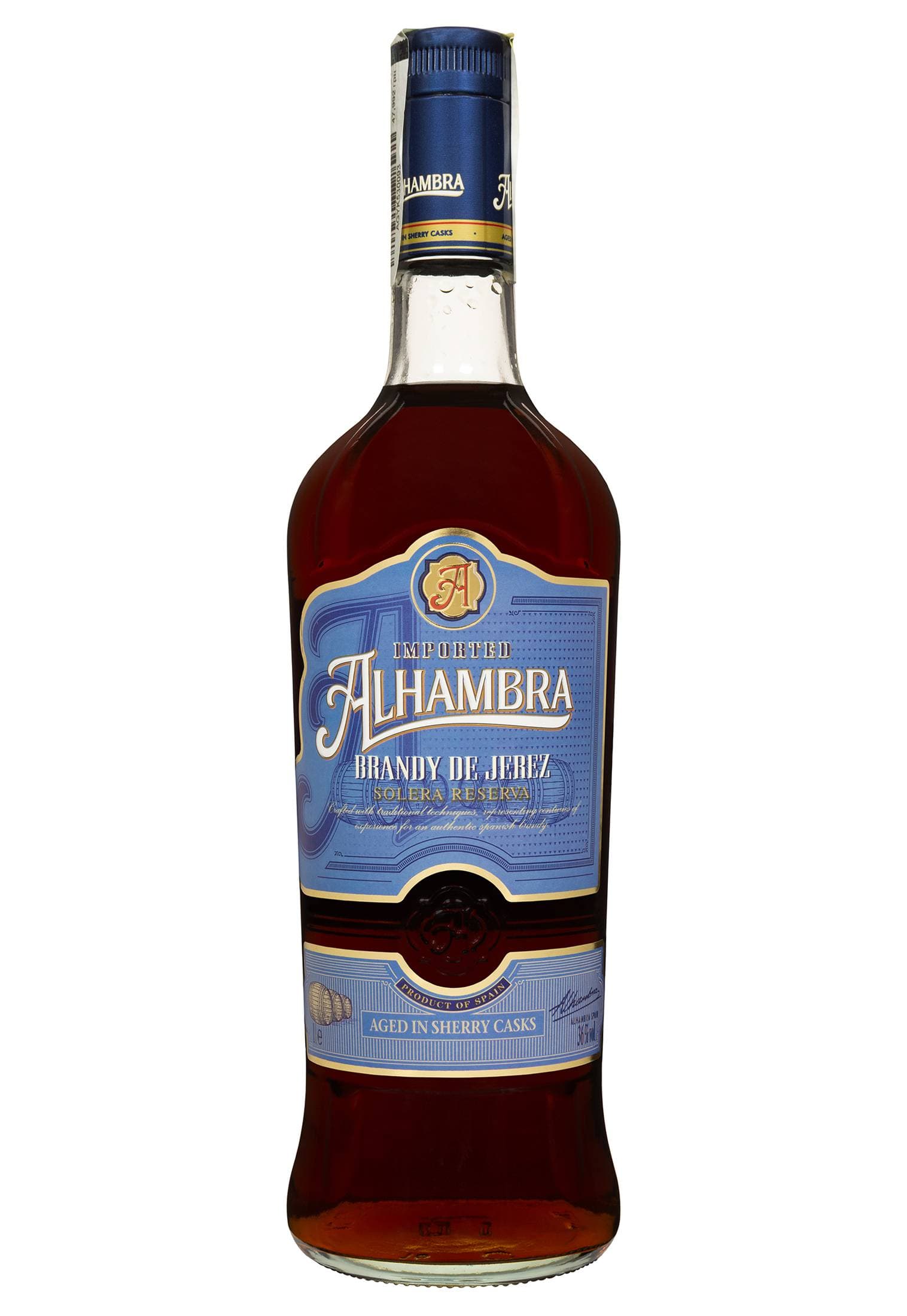 Бренді Alhambra de Jerez Solera Reserva 1 л - зображення 1