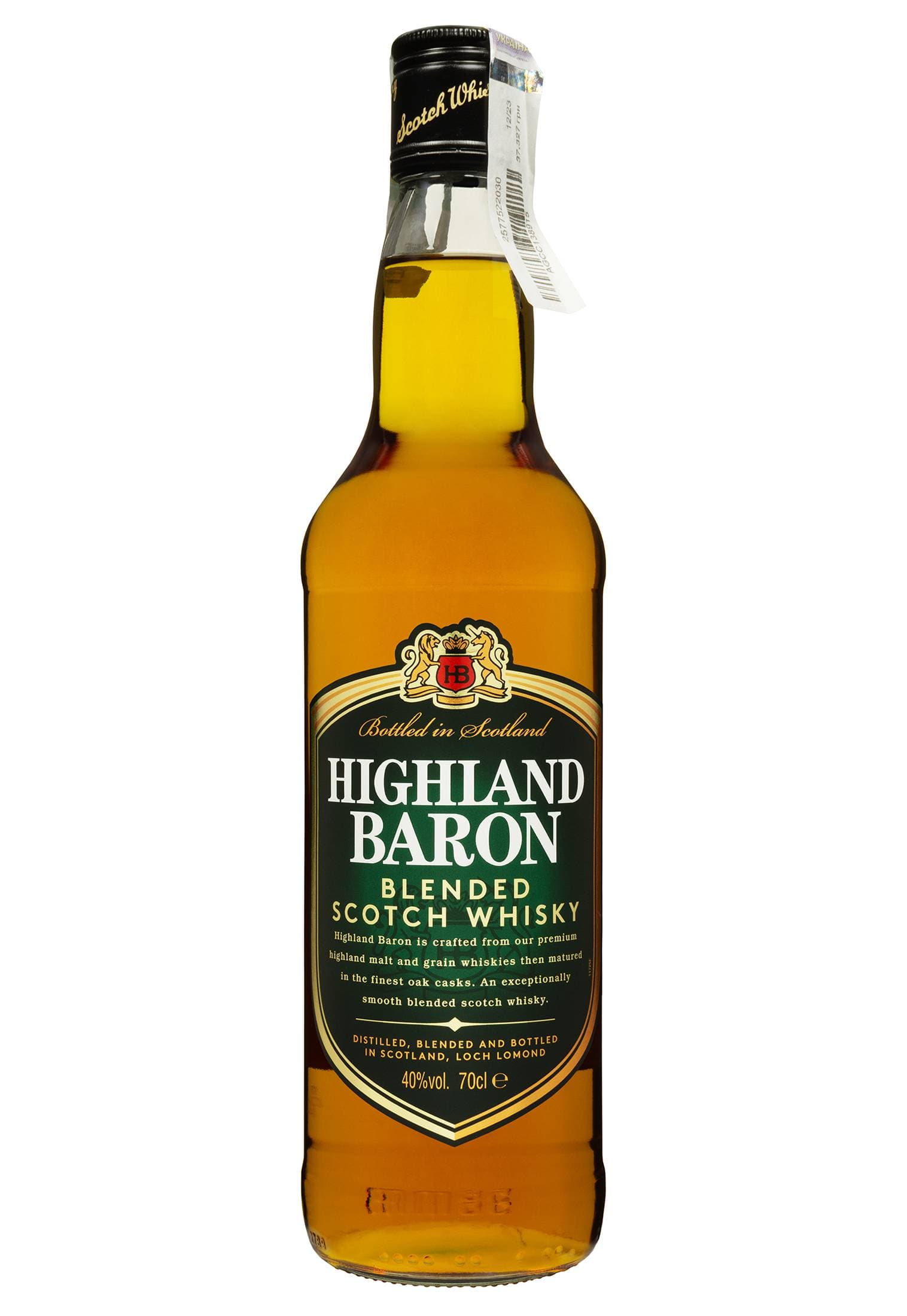 Віскі Highland Baron Blended Scotch 0.7 л - зображення 1