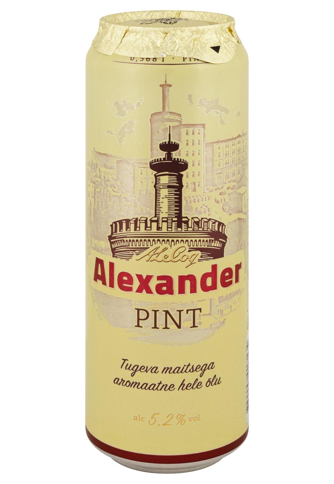 Пиво A Le Cog Alexander 5,2% з/б 0.568 л - зображення 1