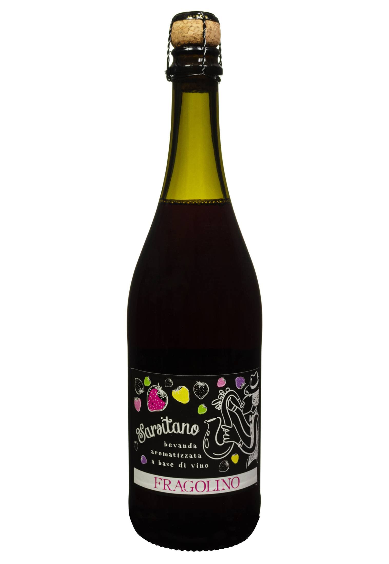 Sarsitano Fragolino Rosso Червоне Солодке 0.75 л - зображення 1
