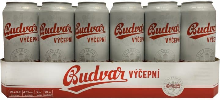 Упаковка Пиво Budweiser Бочкове (4% світле з/б 0.5 л 24 шт ) - зображення 1