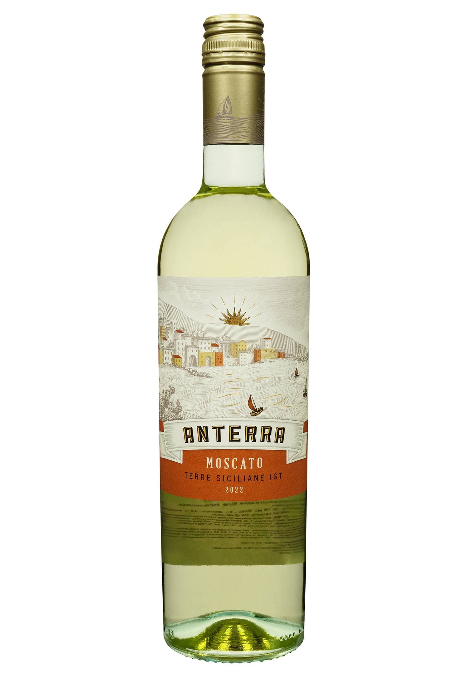Anterra Moscato Terre Siciliane IGT Біле Напівсолодке 0.75 л - зображення 1
