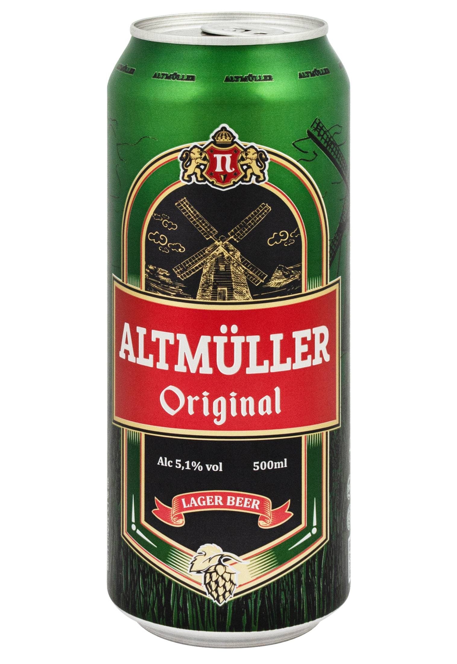 Пиво Altmuller світле 5,1% з/б 0.5 л - зображення 1