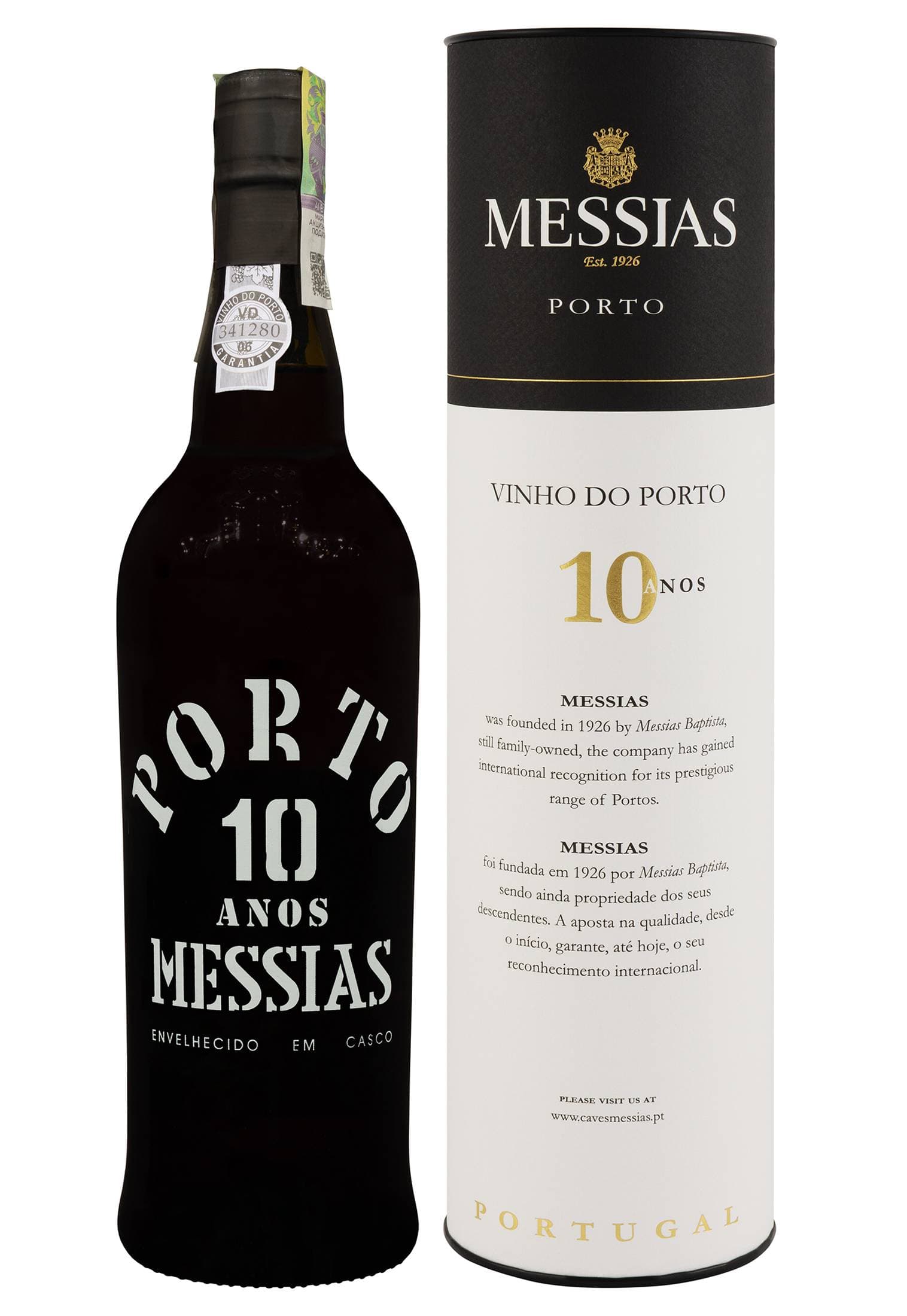 Портвейн Porto Messias 10 Anos P.B. в тубусі 0.75 л - зображення 1