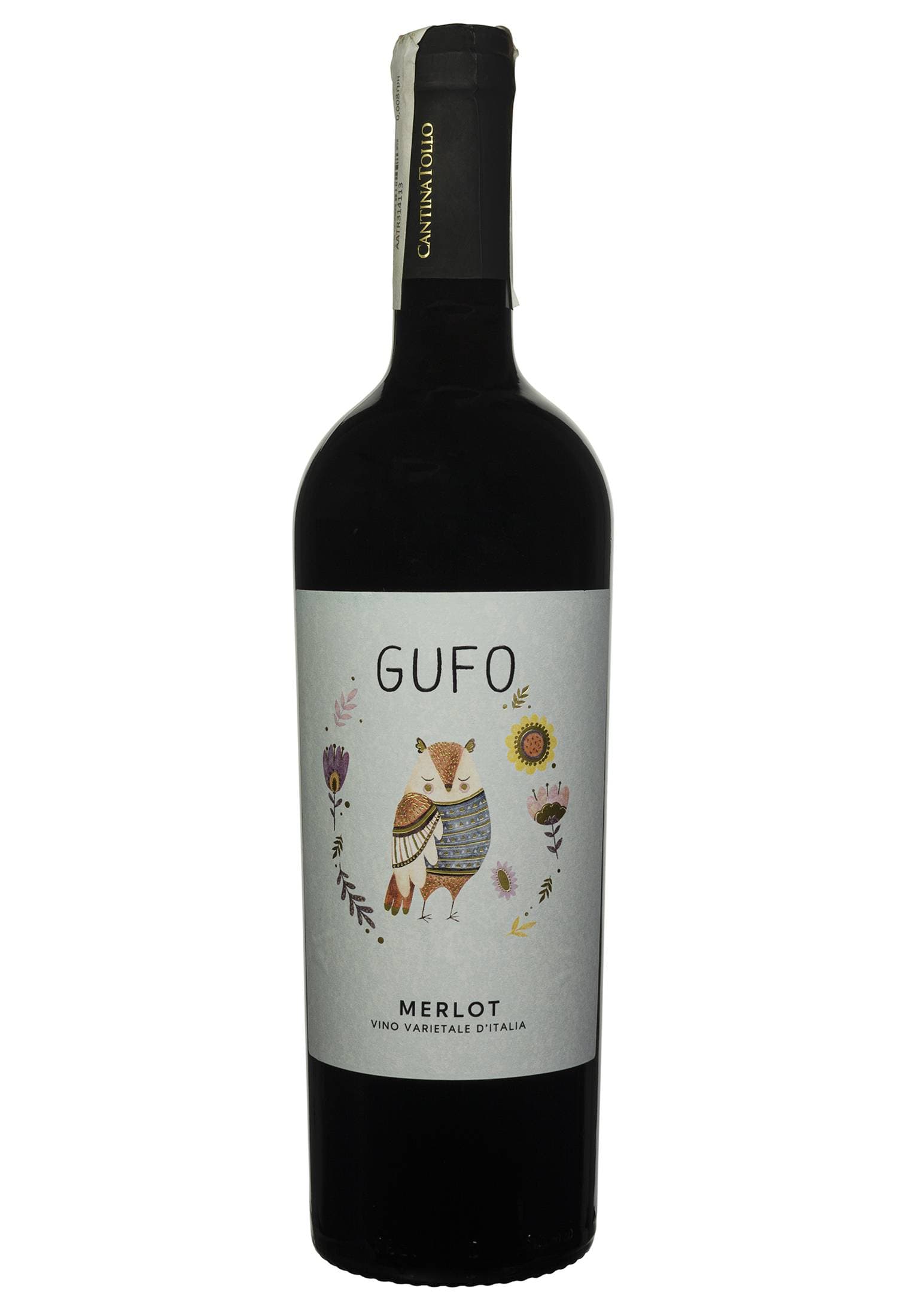 Gufo Merlot Червоне Сухе NEW 0.75 л - зображення 1