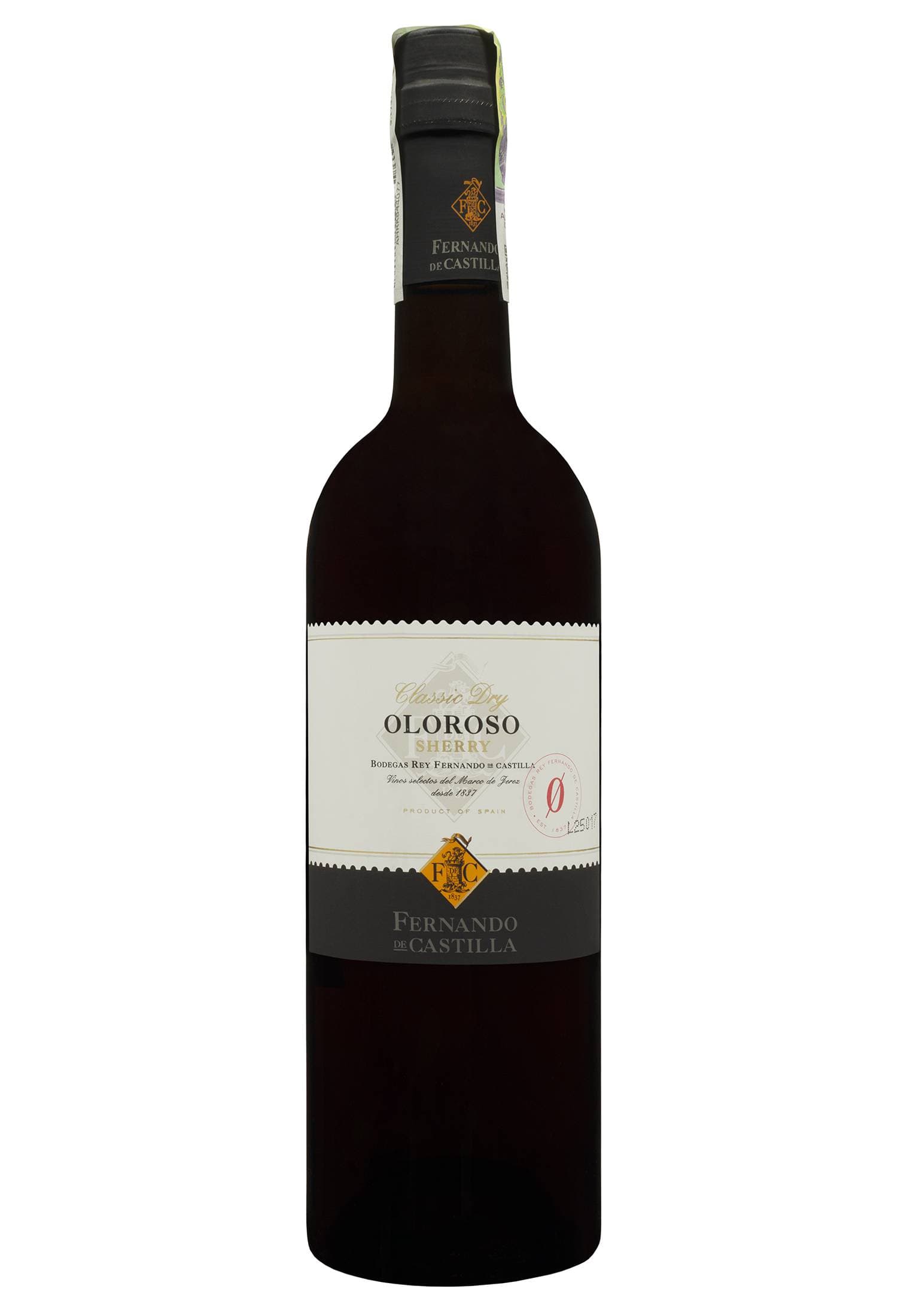 Херес Oloroso Classic Sherry Кріплене Червоне Сухе 0.75 л - зображення 1