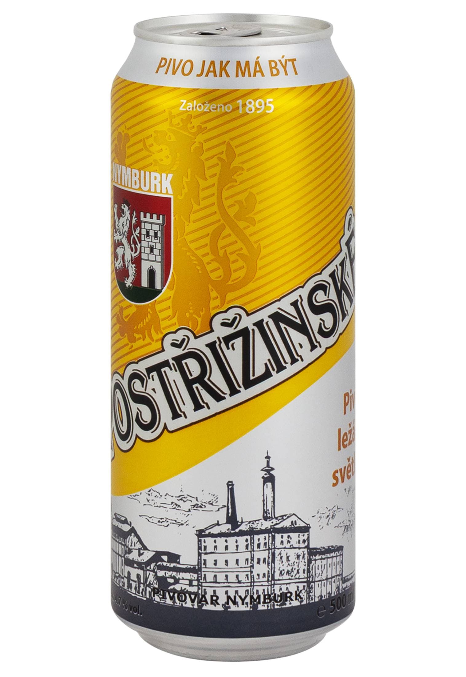 Пиво Postrizinske Lezak 4.7% світле фільтроване з/б 0.5 л - зображення 1