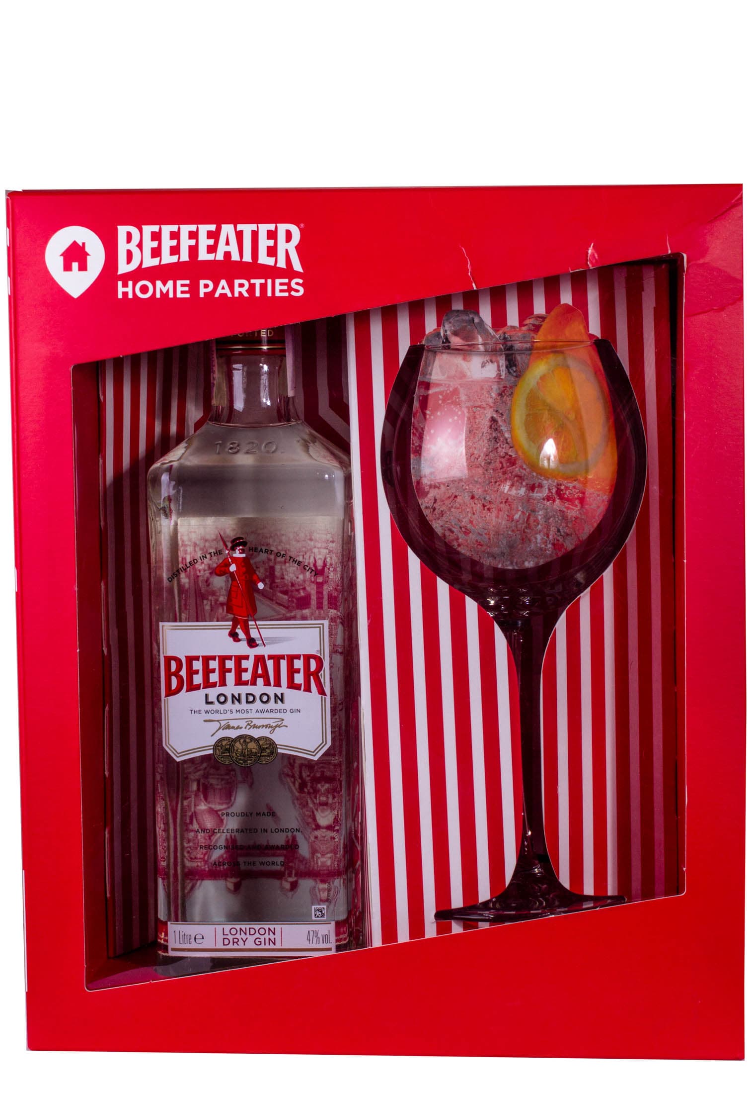 Джин Beefeater з келихом 1 л