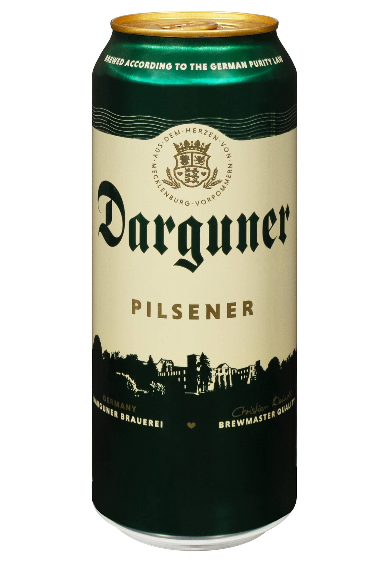 Пиво Darguner Pilsener світле пастериз. фільтр. з/б 0.5 л - зображення 1