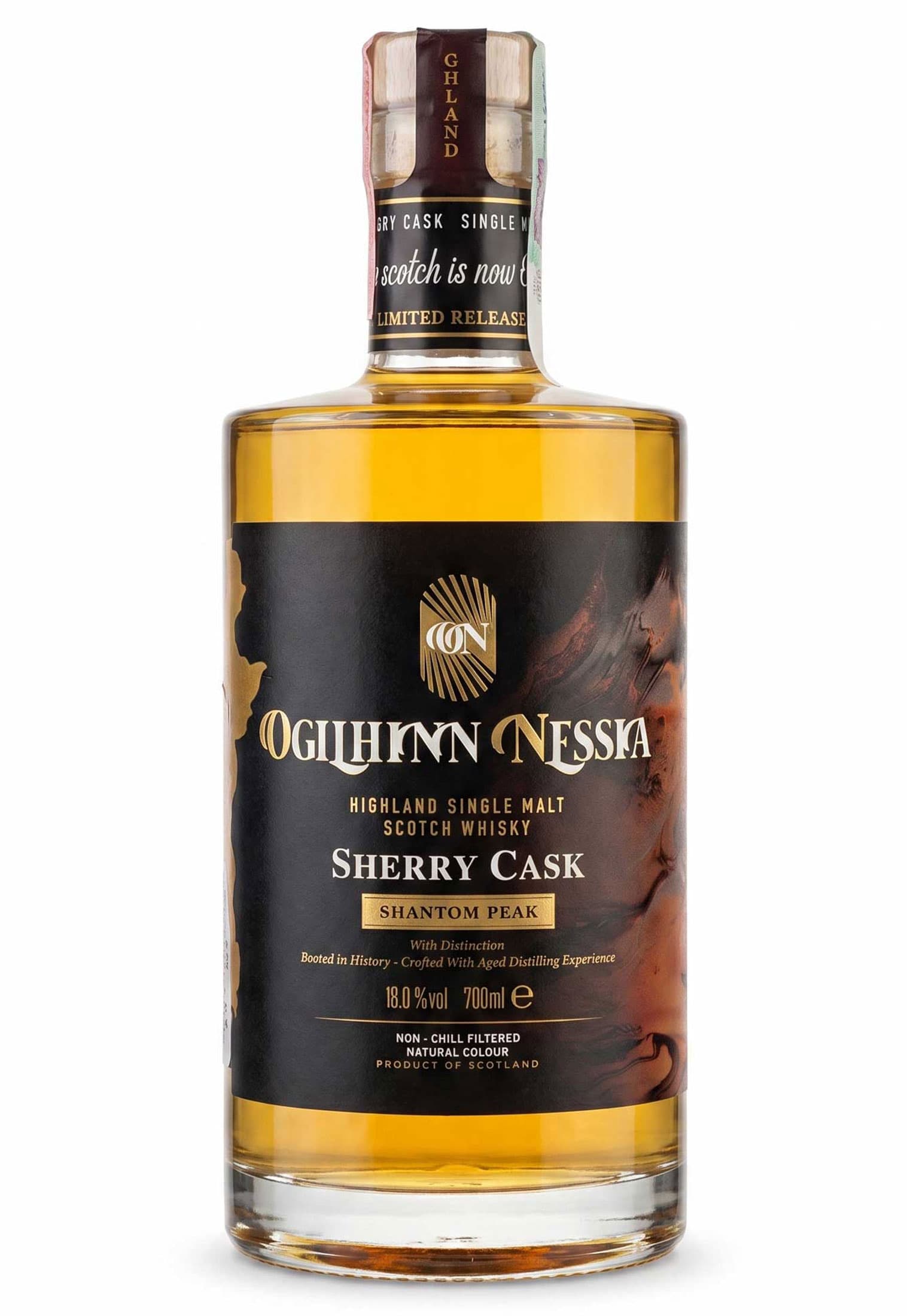 Віскі Ogilhinn Nessia Highland Single Malt Phantom Peak 0.7 л - зображення 1