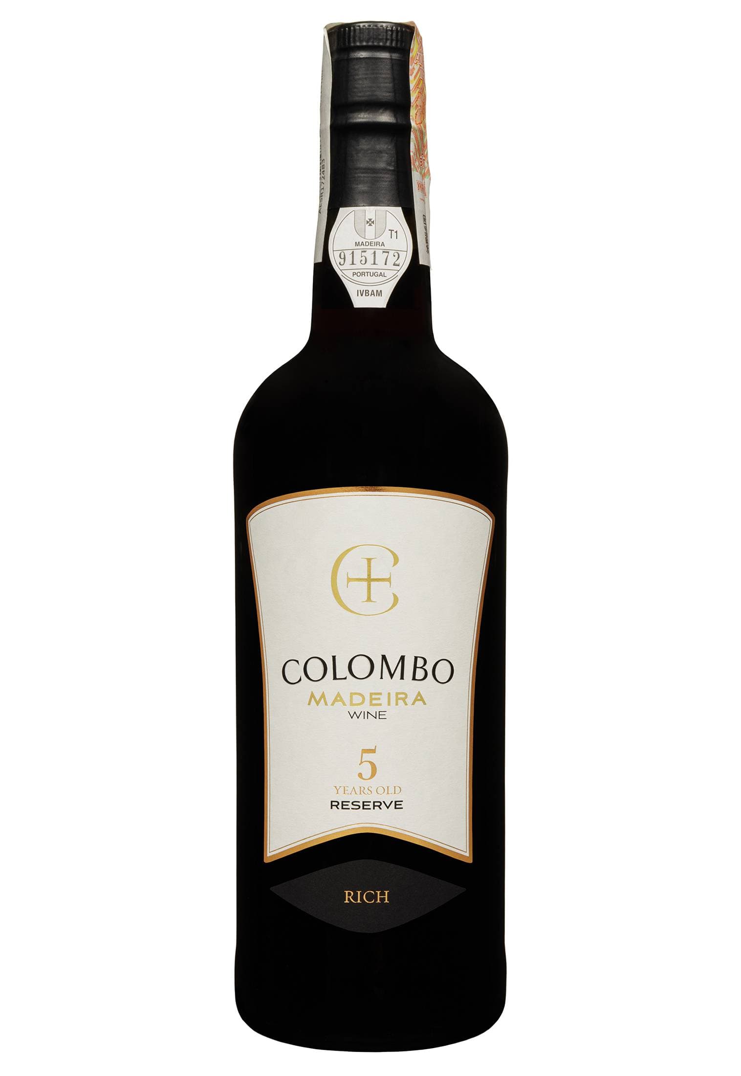 Colombo Madeira Rich Reserve 5 YO Кріплене Біле Солодке 0.75 л - зображення 1