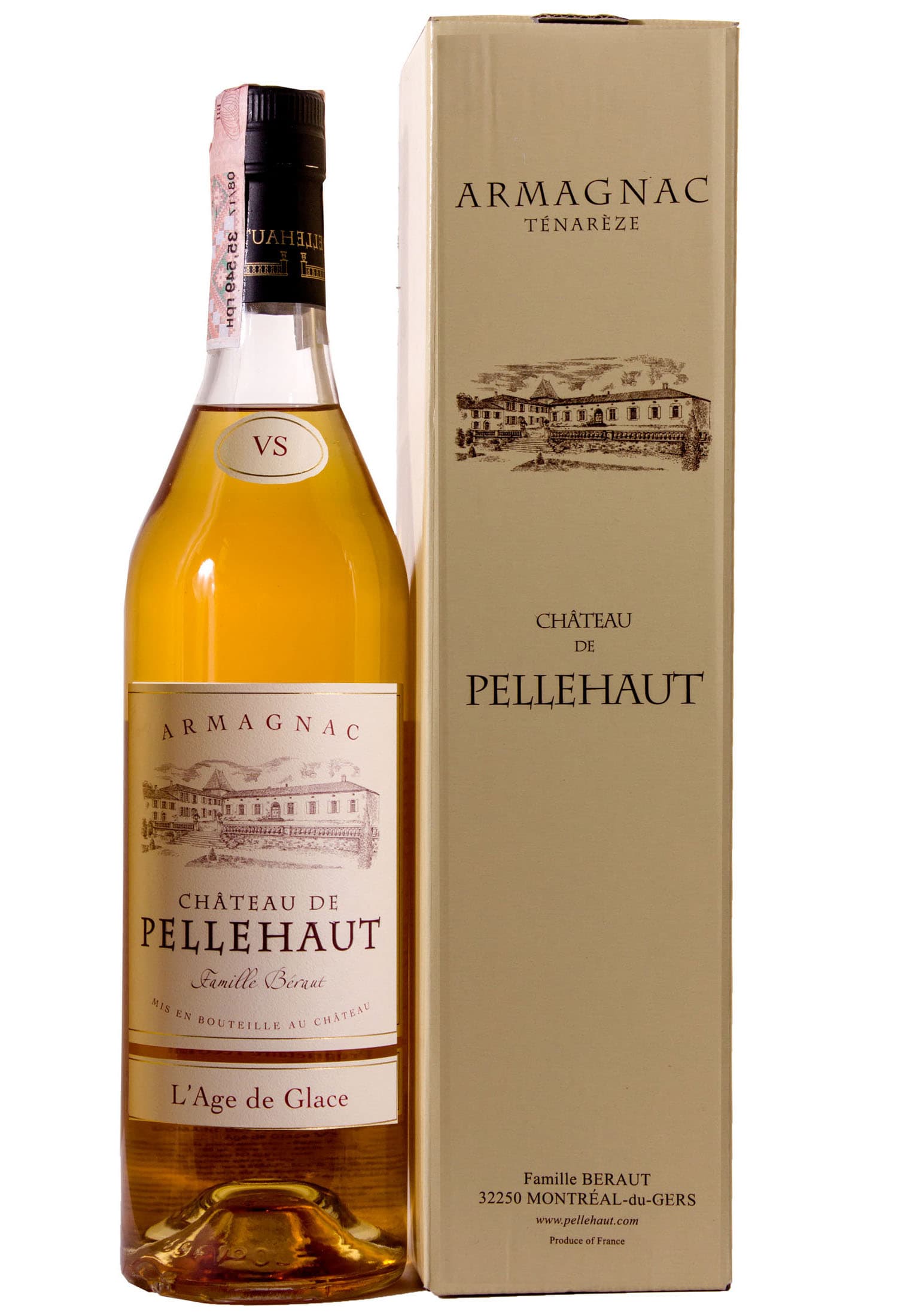 Арманьяк Chateau de Pellehaut L'Age de Glace в коробці 0.7 л - зображення 1