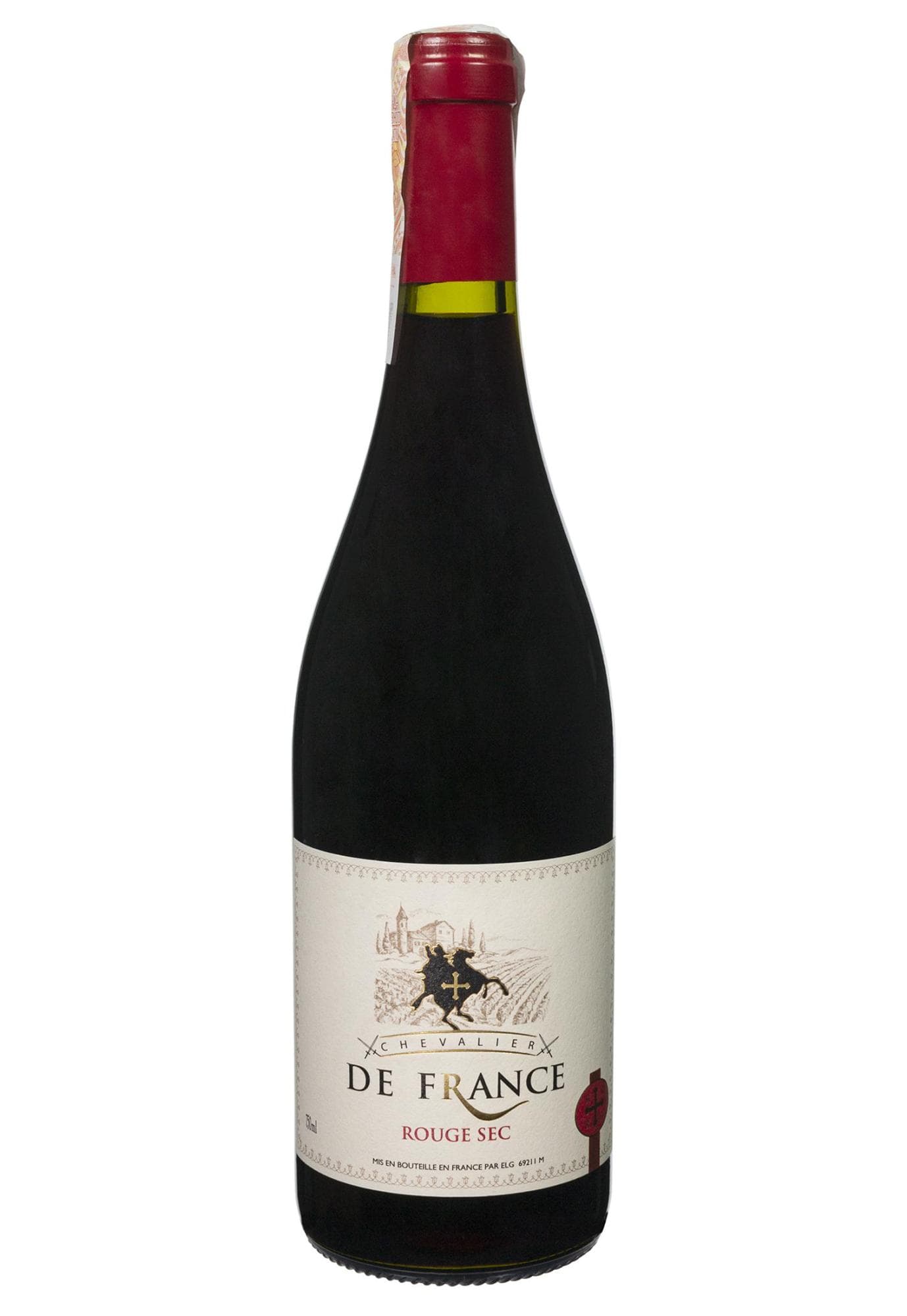Chevalier de France Rouge Sec Червоне Сухе 0.75 л - зображення 1