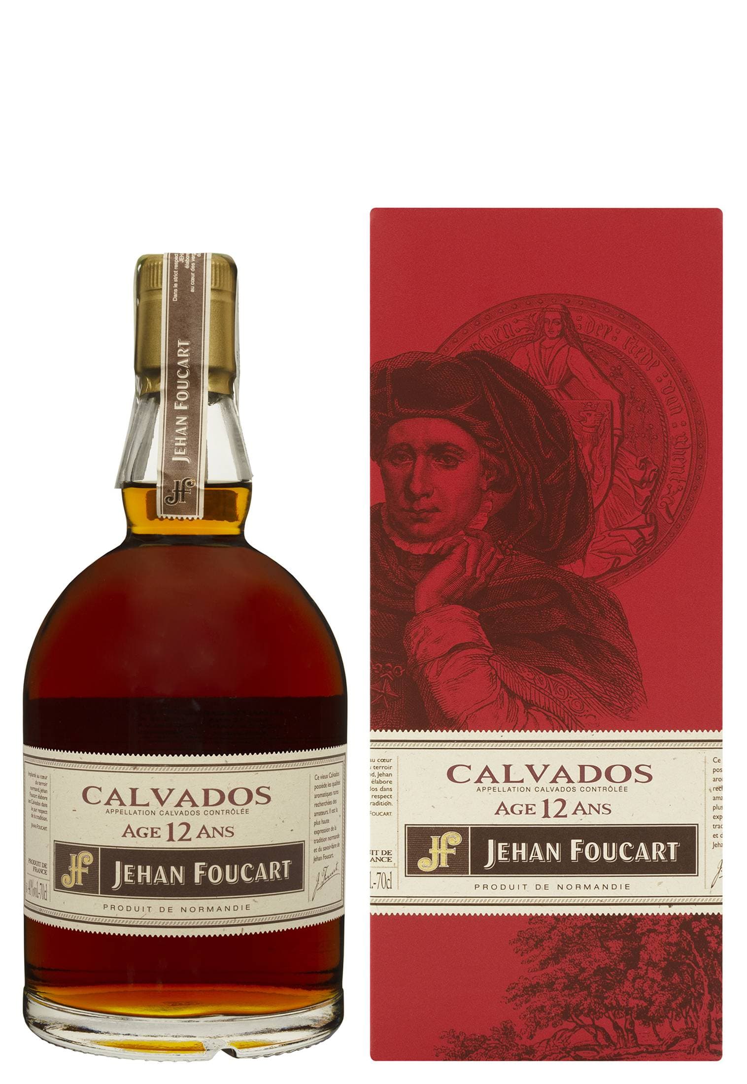 Кальвадос Jehan Foucart 12 YO в коробці 0.7 л - зображення 1