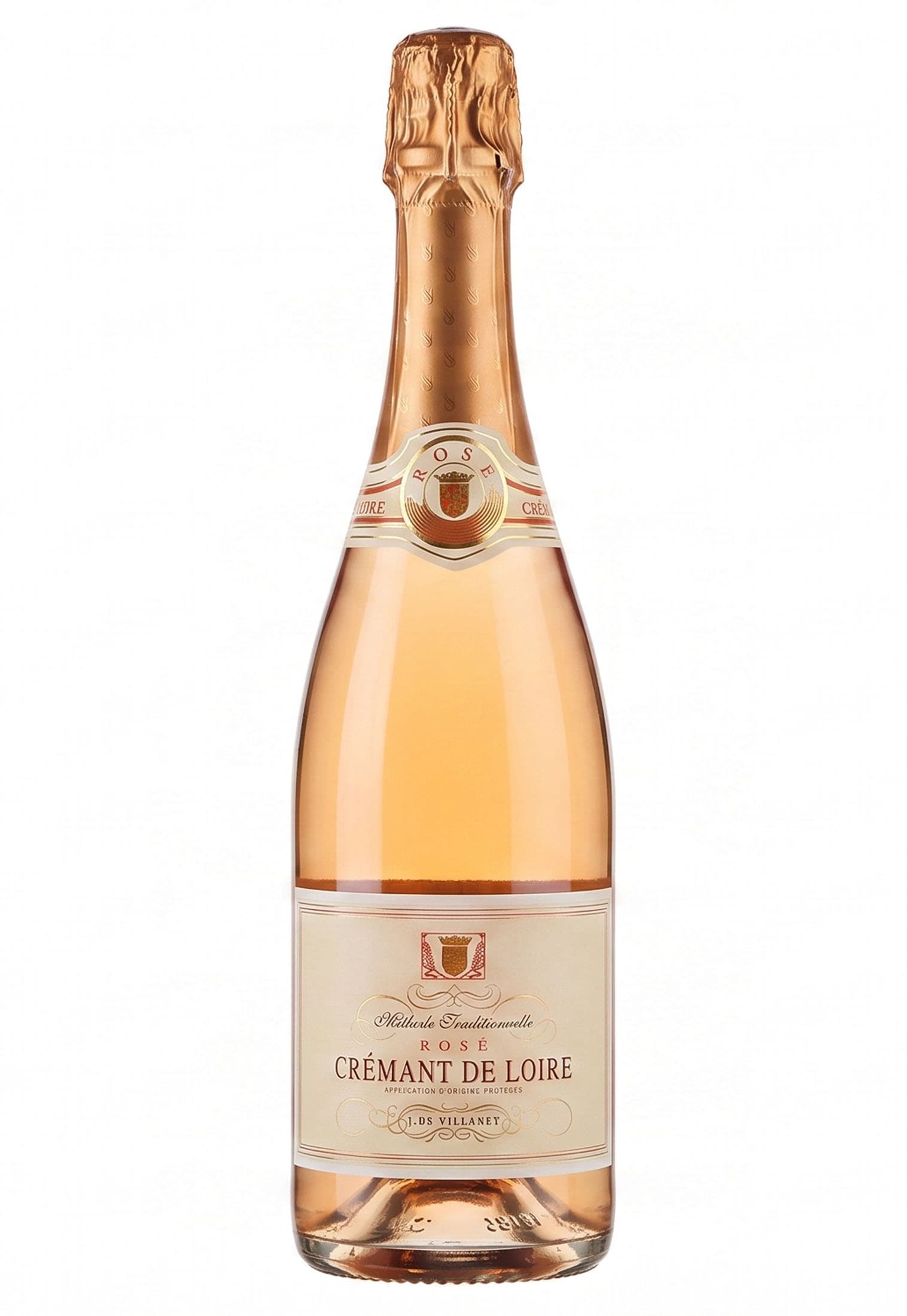 J.De Villaret Cremant de Loire Rose Рожеве Брют 0.75 л - зображення 1