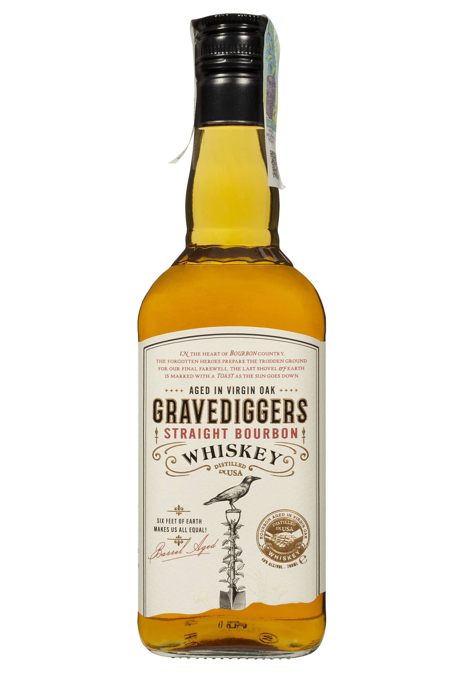 Віскі Bourbon Gravediggers Straight 0.7 л - зображення 1