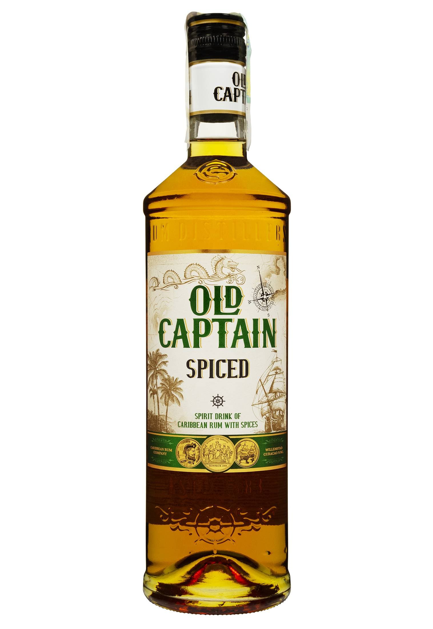 Ром Old Captain Caribbean Spiced 0.7 л - зображення 1