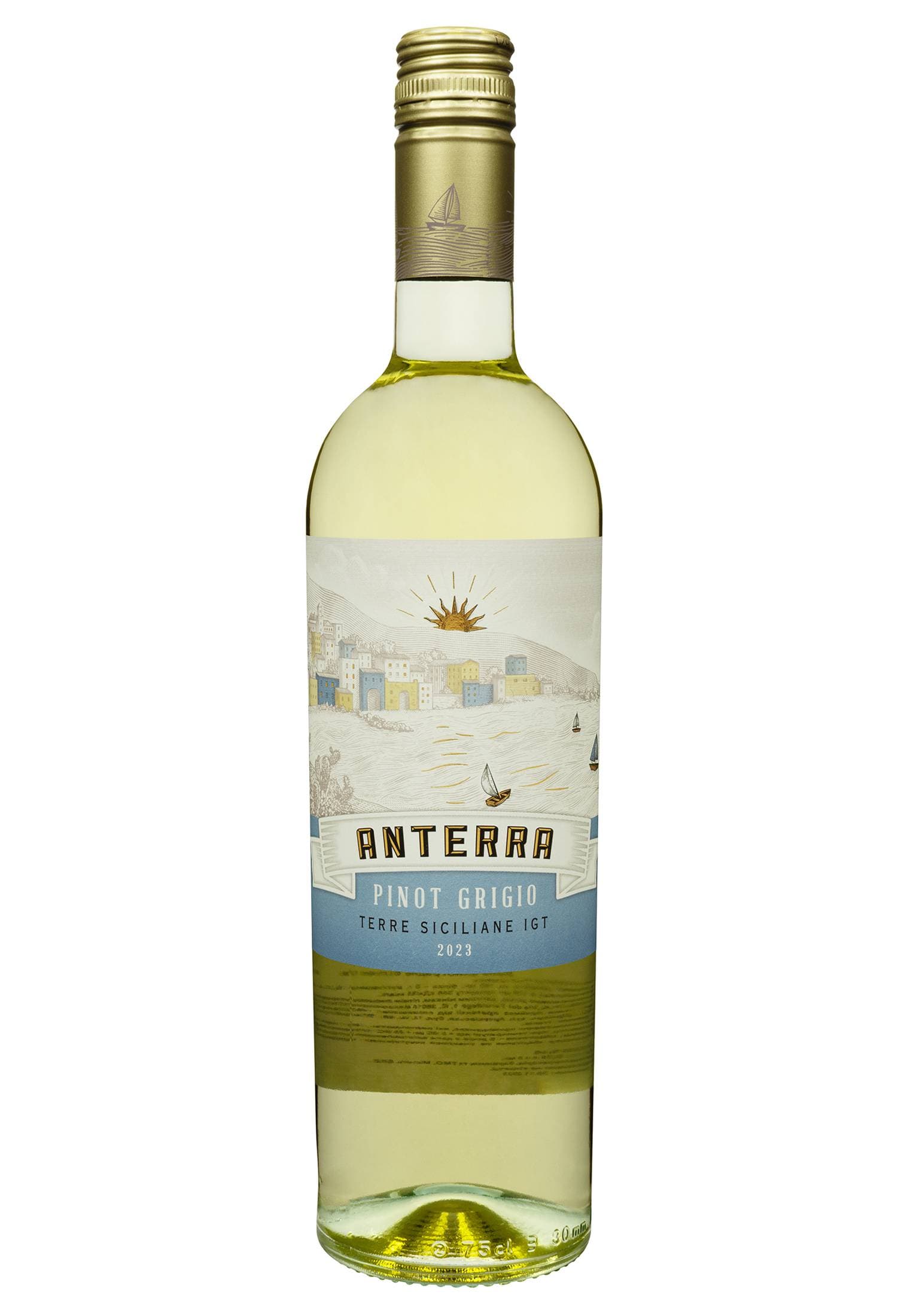 Anterra Pinot Grigio Terre Siciliane IGT Біле Сухе 0.75 л - зображення 1