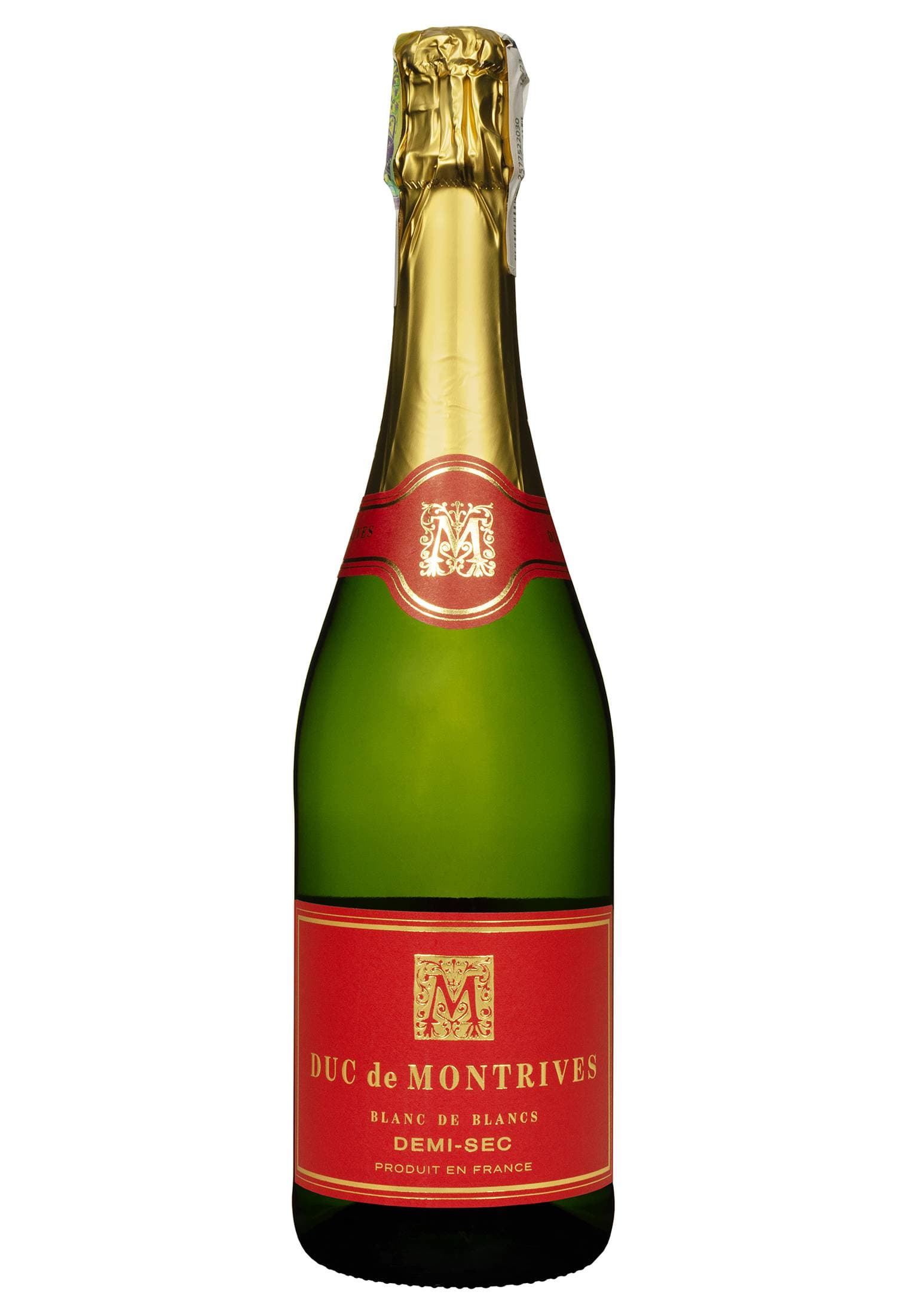 Duc de Montrives Blanc de Blancs Demi-Sec Біле Напівсухе 0.75 л - зображення 1