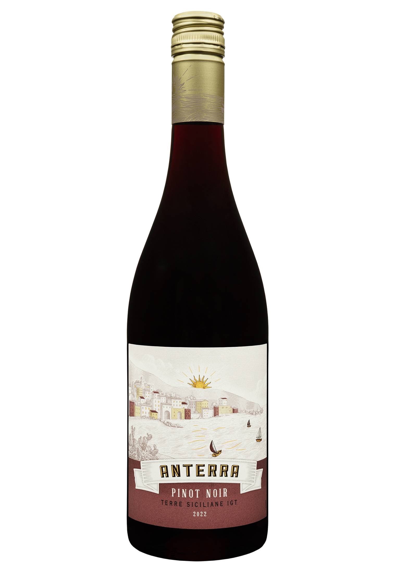 Anterra Pinot Noir Terre Siciliane IGT Червоне Сухе 0.75 л - зображення 1