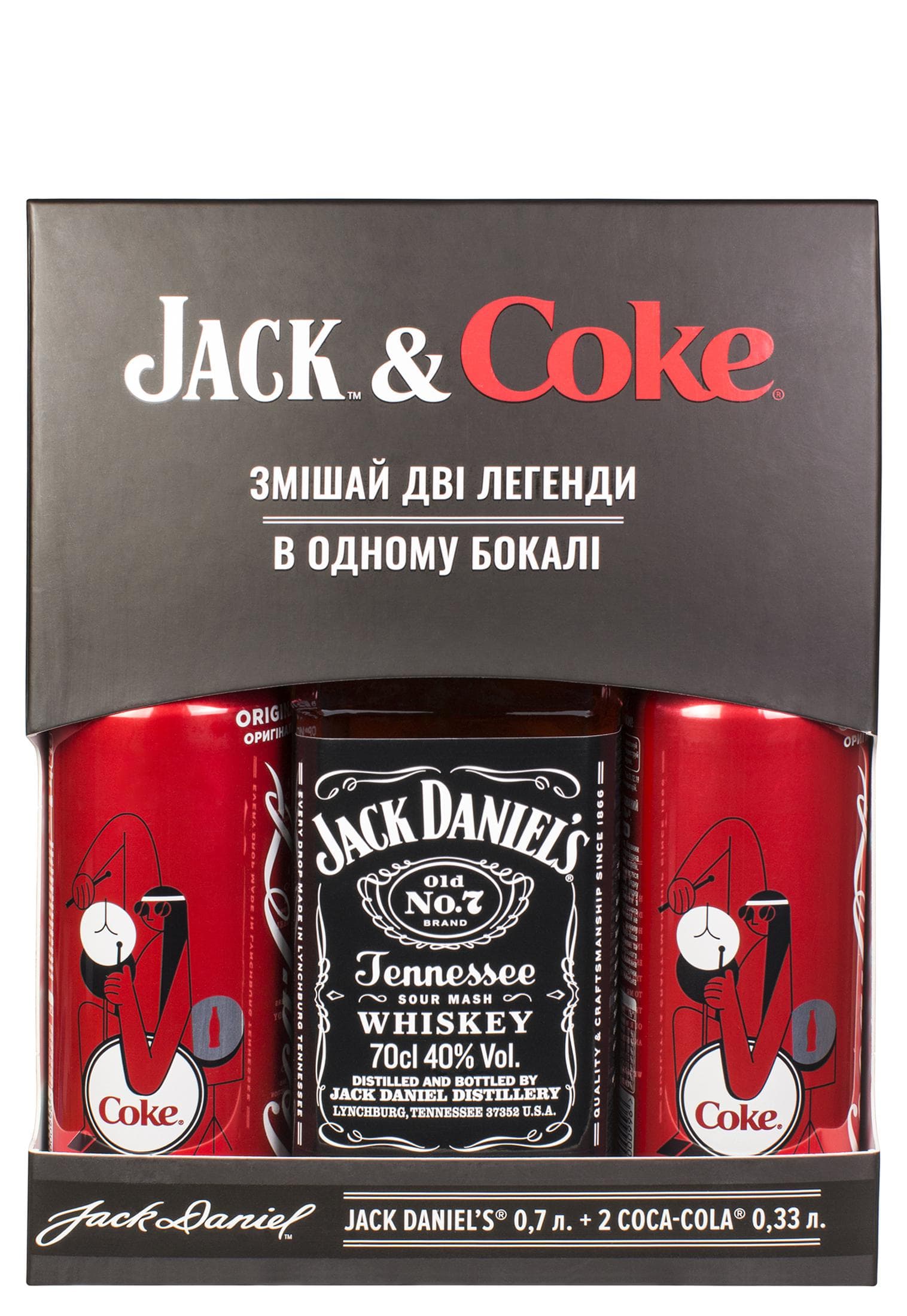 Віскі Jack Daniels с Coca-Cola з/б 0.7 л - зображення 1