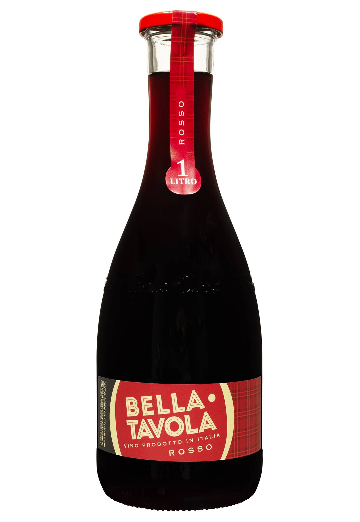 Bella Tavola Rosso Червоне Напівсухе 1 л - зображення 1