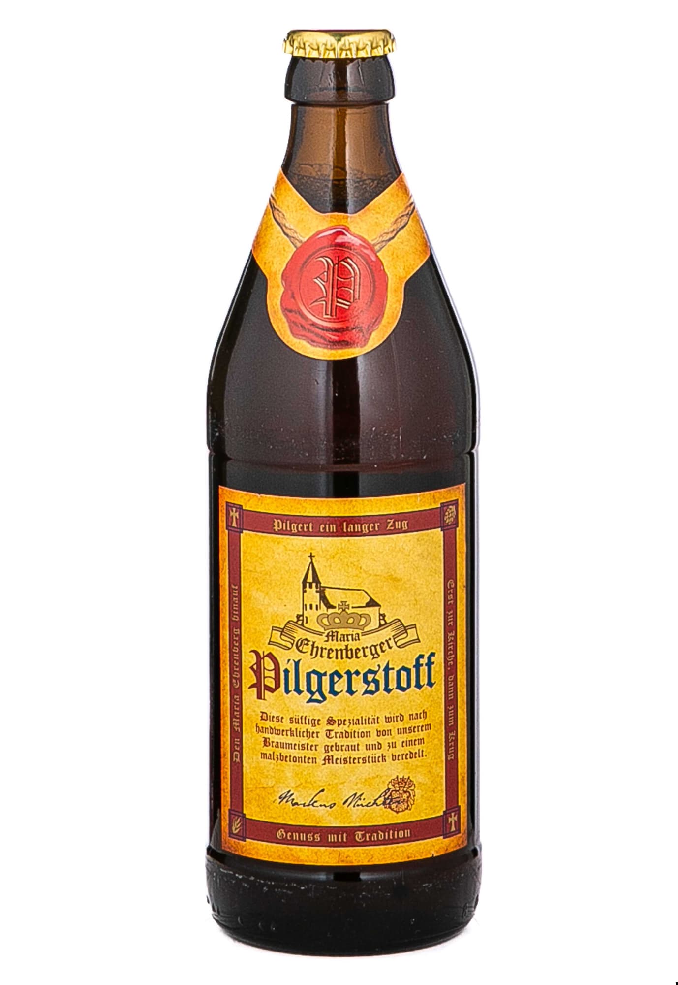 Пиво Pilgerstoff напівтемне скло 0.5 л - зображення 1