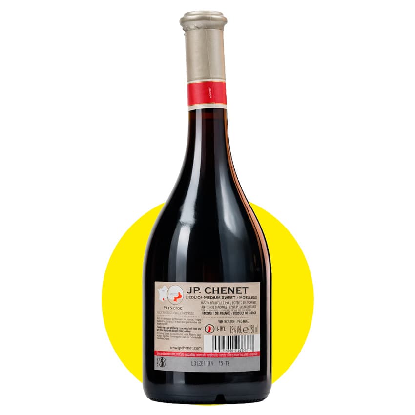 Вино "J.P. Chenet Rouge Medium Sweet" червоне напівсолодке 0,75л 9,5-14%