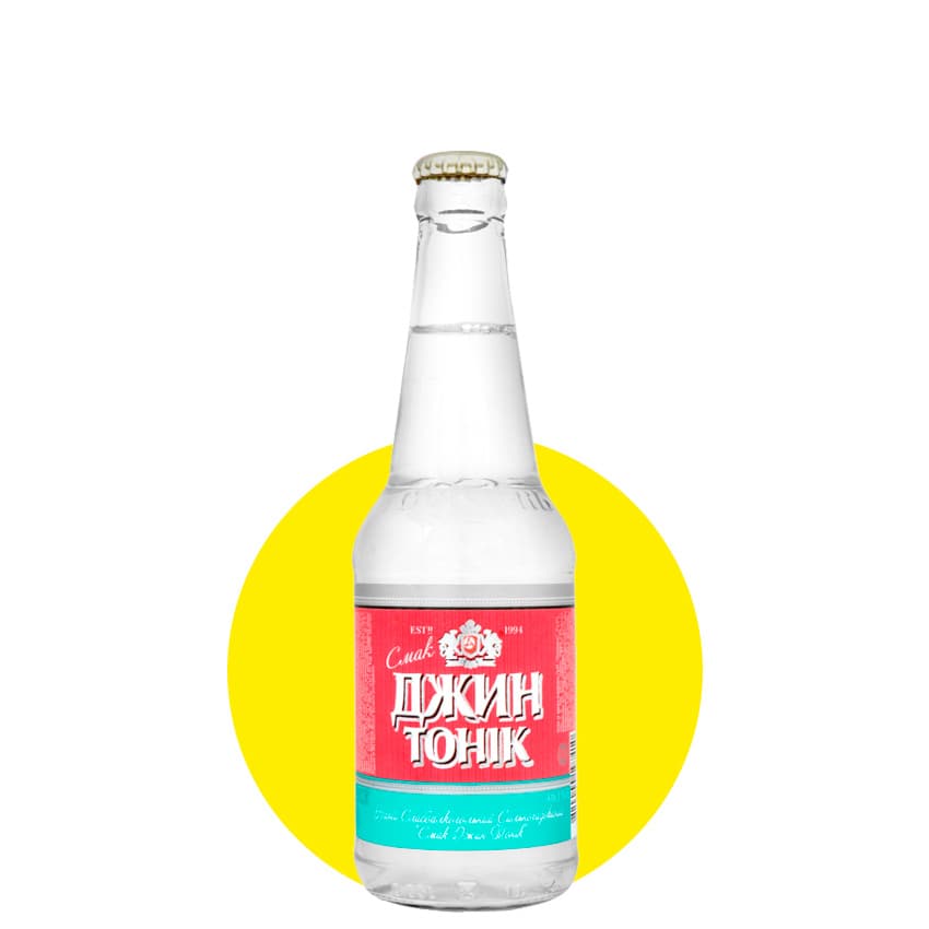 Напій слабоалкогольний "Джин-Тонік" 0,33л 8% ТМ Оболонь