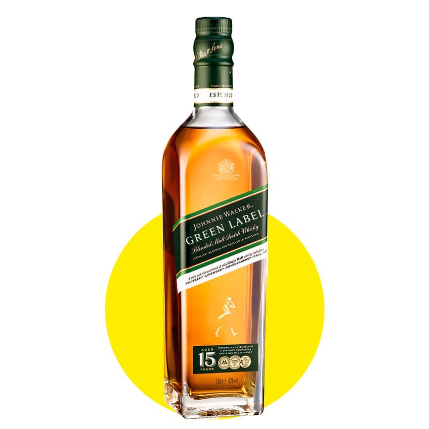 Віскі "Johnnie Walker Green label" 15 років 0,7л 43%