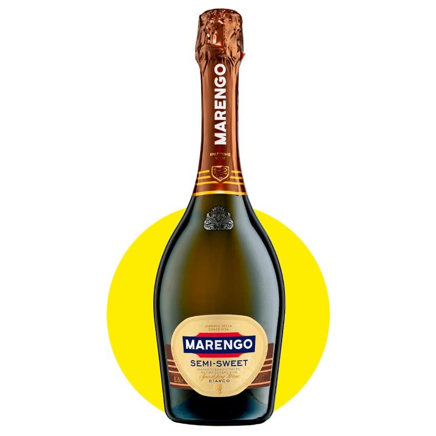 Вино ігристе "Marengo" біле напівсолодке 0,75л 10-13,5%