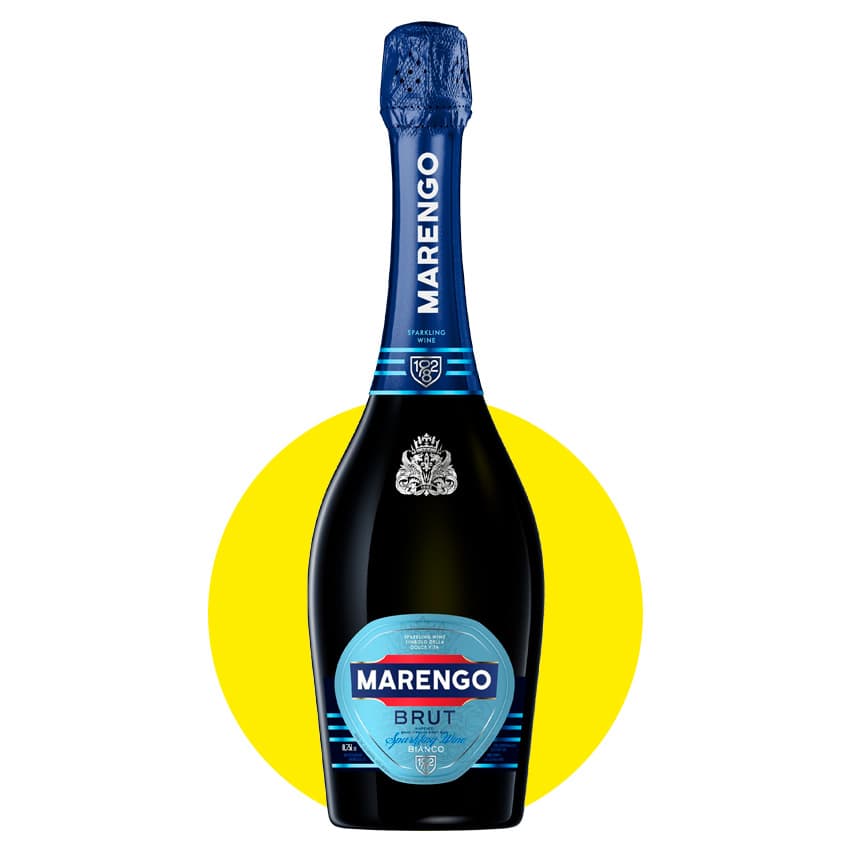 Вино ігристе "Marengo Brut" біле брют 0,75л 10-13,5%