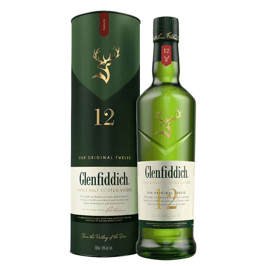 Віскі "Glenfiddich" 12 років 0,7л 40%