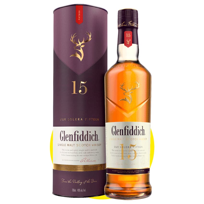 Віскі "Glenfiddich" 15 років 0,7л 40%