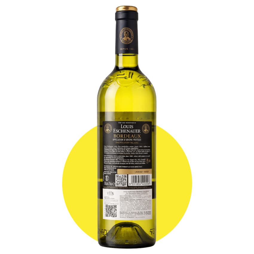 Вино "Louis Eschenauer Bordeaux Blanc Sauvignon" біле сухе 0,75л 12%