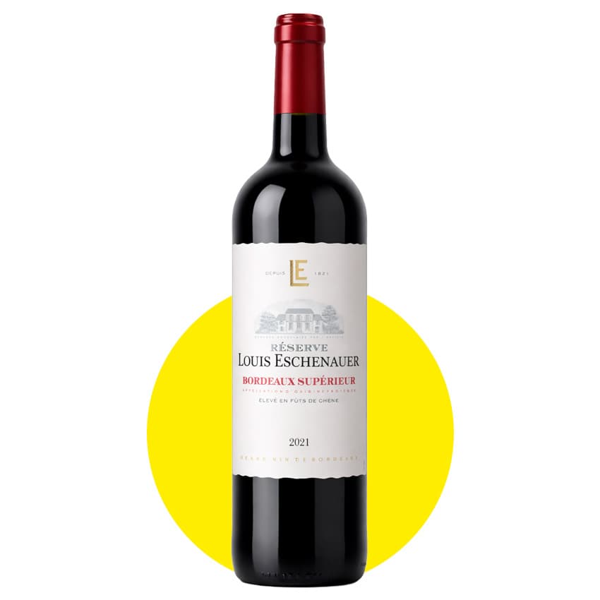 Вино "Louis Eschenauer Bordeaux Superieur Reserve" червоне сухе 0,75л 12,5%